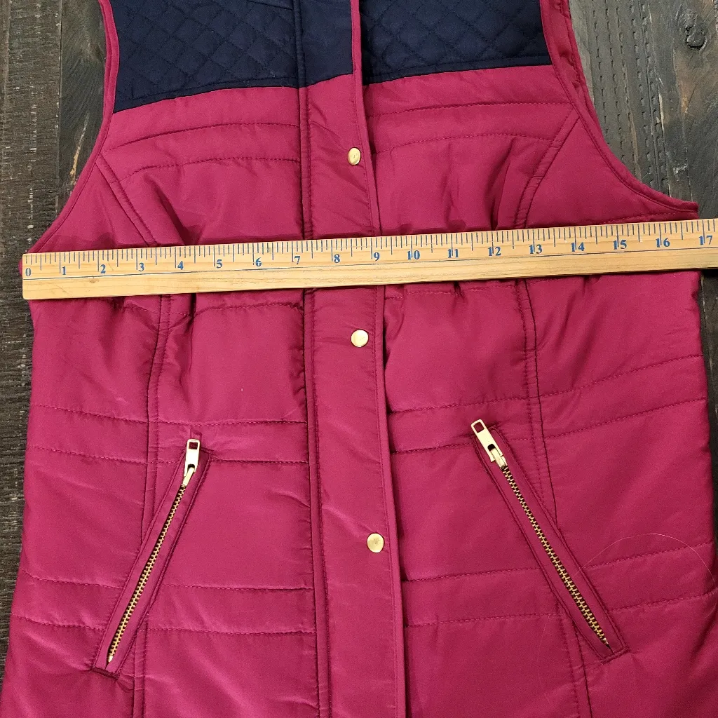Crown & Ivy Puffer Vest Women Size Petite - Image 7
