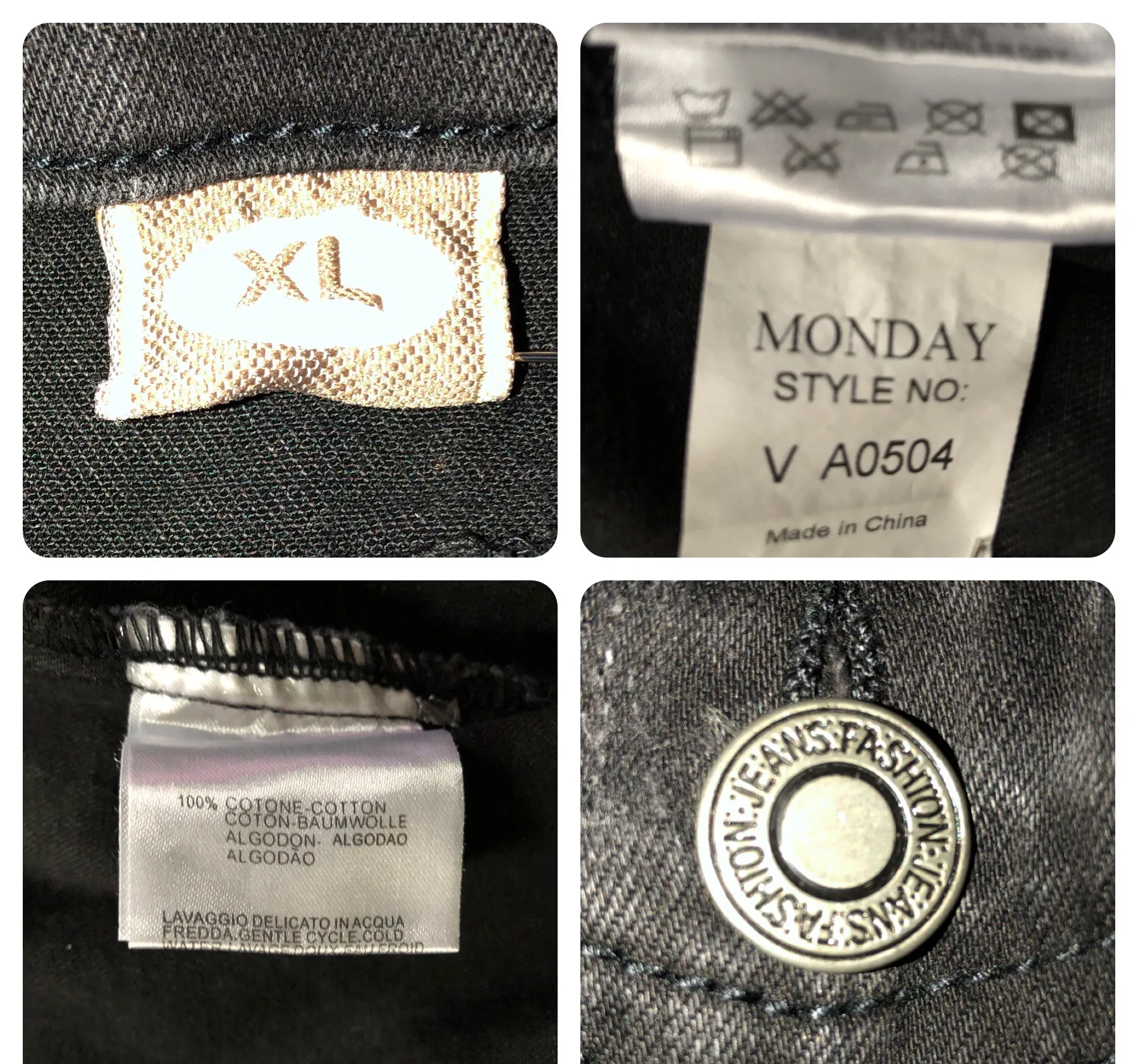 Monday Black Jeweled Denim Jacket - Image 8