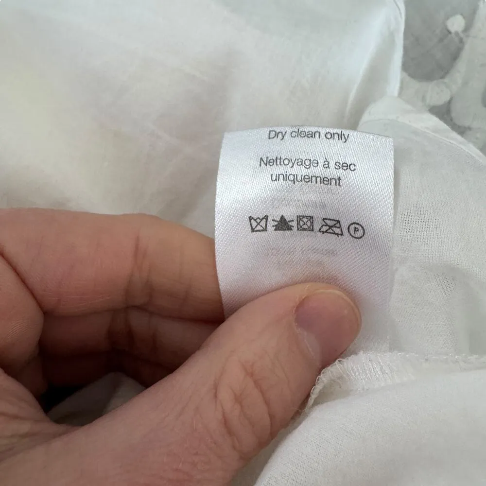 Veronica Beard Hope Eyelet Maxi Dress White Floral - Image 10