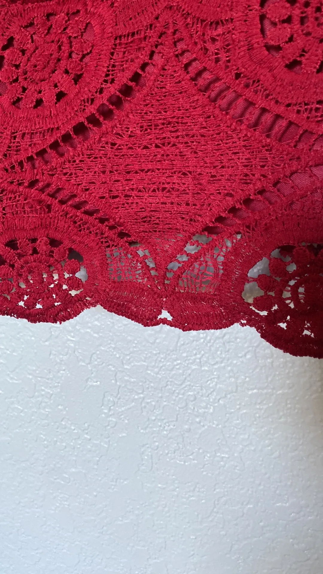 Windsor red lace corset top - Image 3