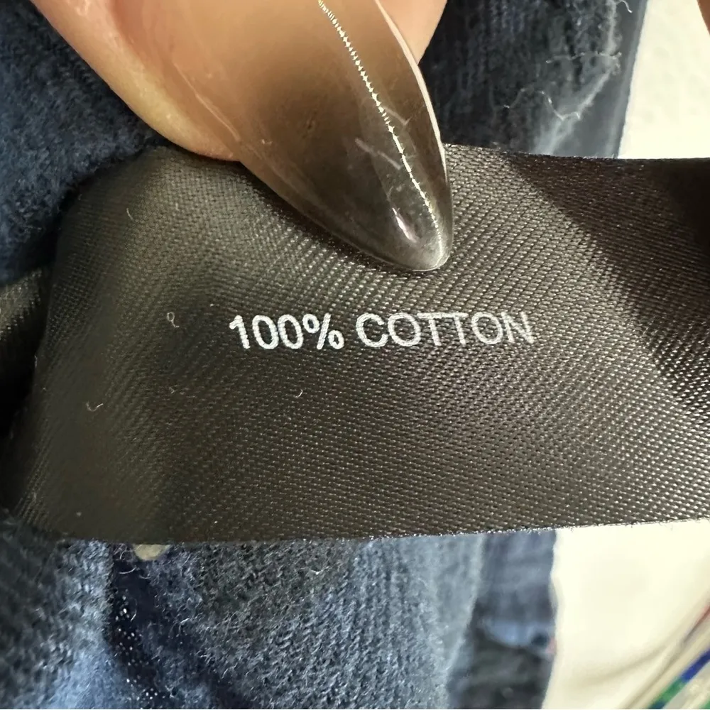 s Checkered Button Down Flannel Women’s Medium Blue - Image 4