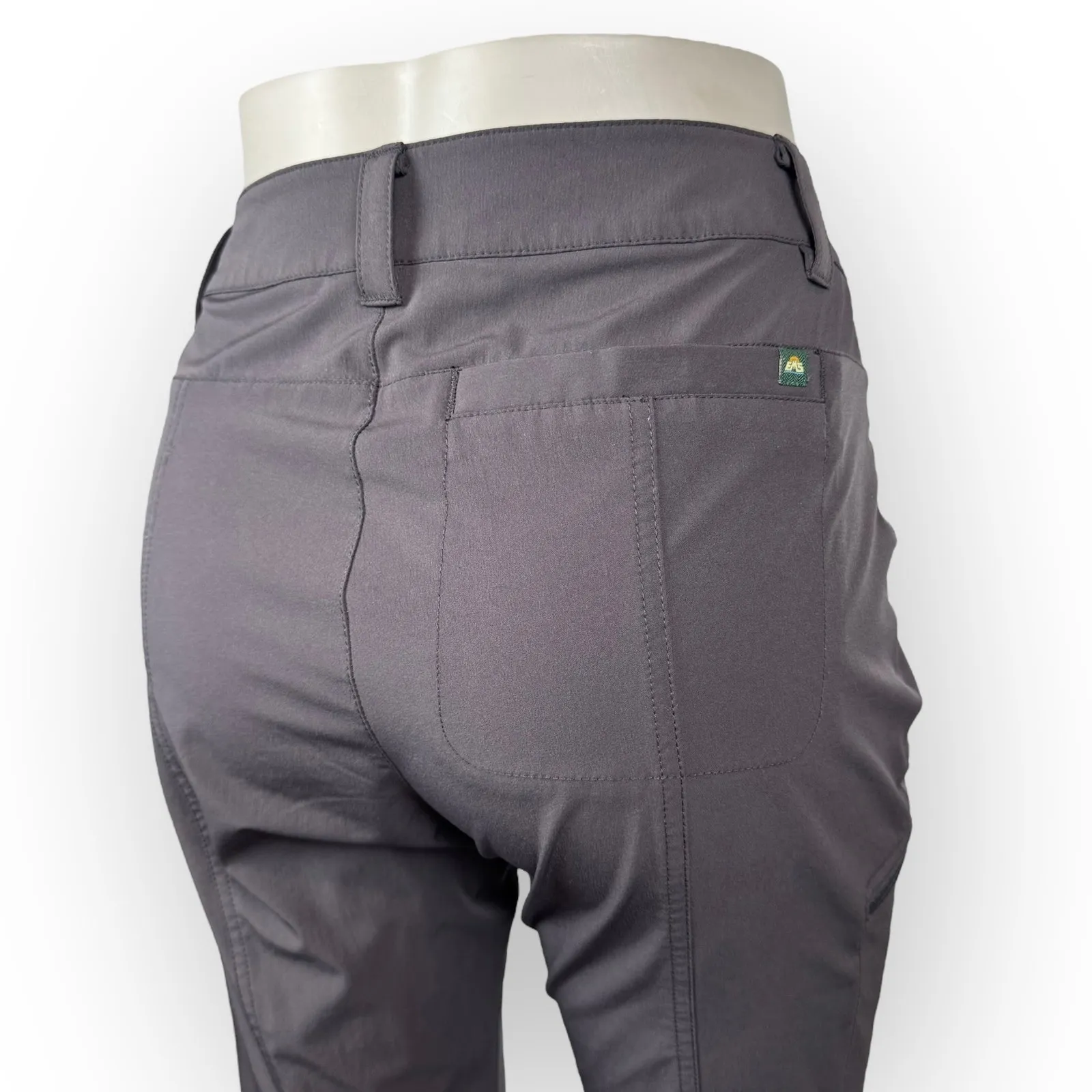 EMS Women's Straight Leg Mid-Rise Gray Athletic Pants Hiking Size 4 Short - Image 10