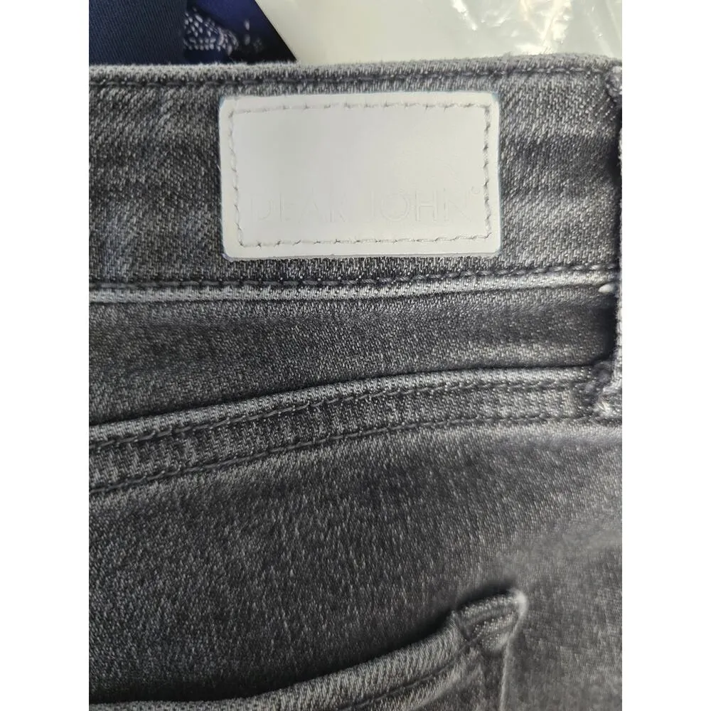 Dear John Womens Straight American Classic Distressed Size 31 Black - Image 5