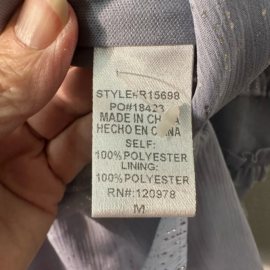 Entro  Women’s Lavender  Romper Size Medium EUC - Image 12