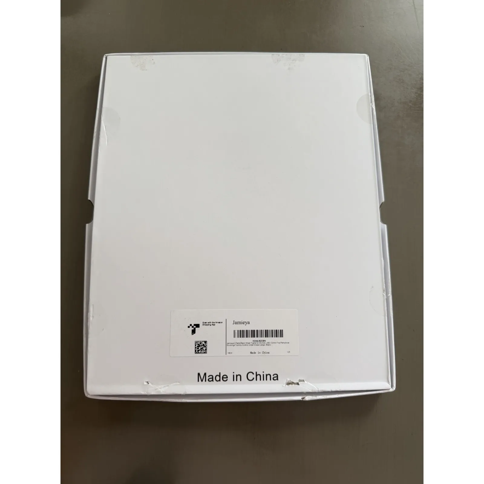 Jamieya 2 Pairs Black Sheer Tights for Women, 20D‎ Control Top Size Large Black - Image 2