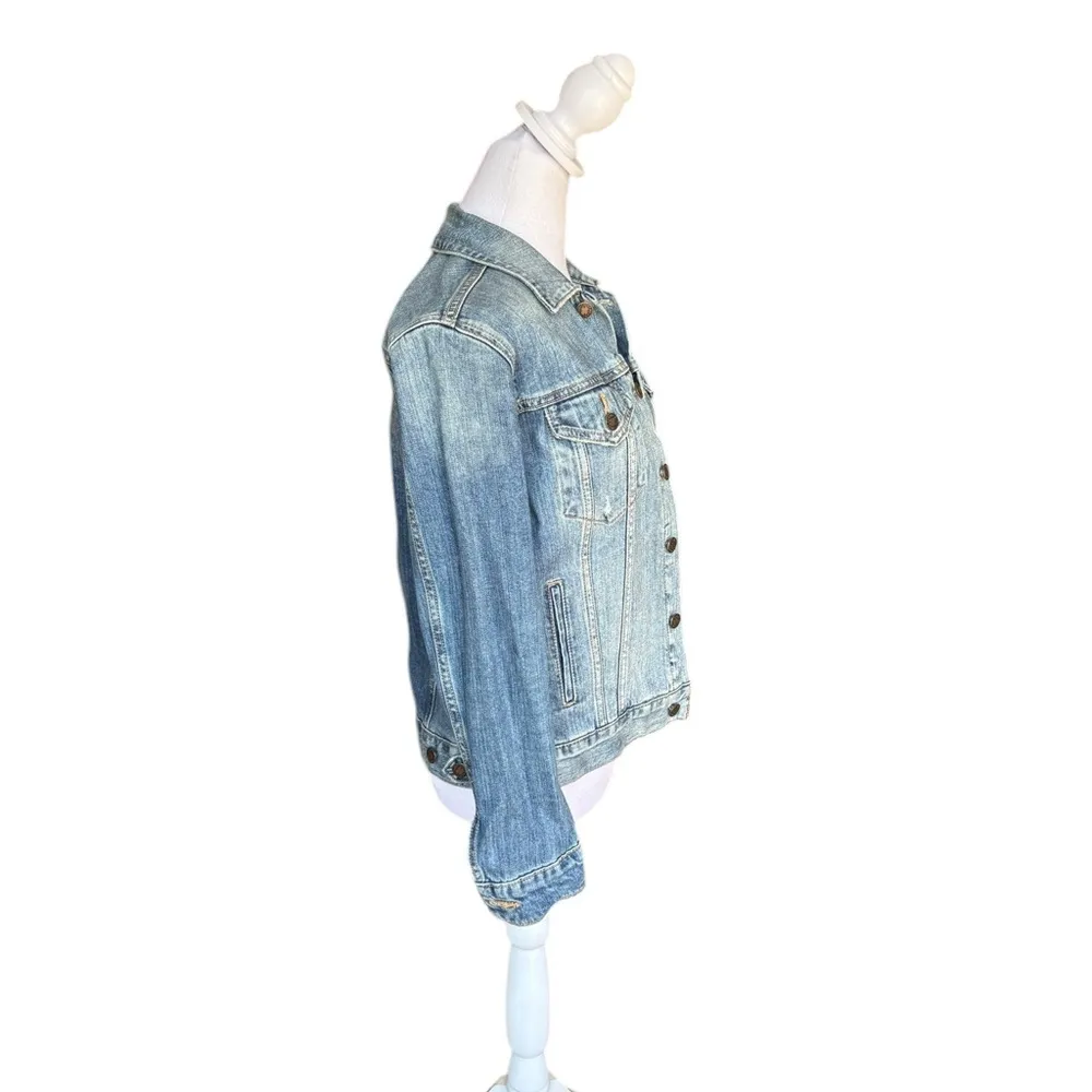 Lucky Brand The Tomboy Trucker Denim Jacket Womens Size Small - Image 3