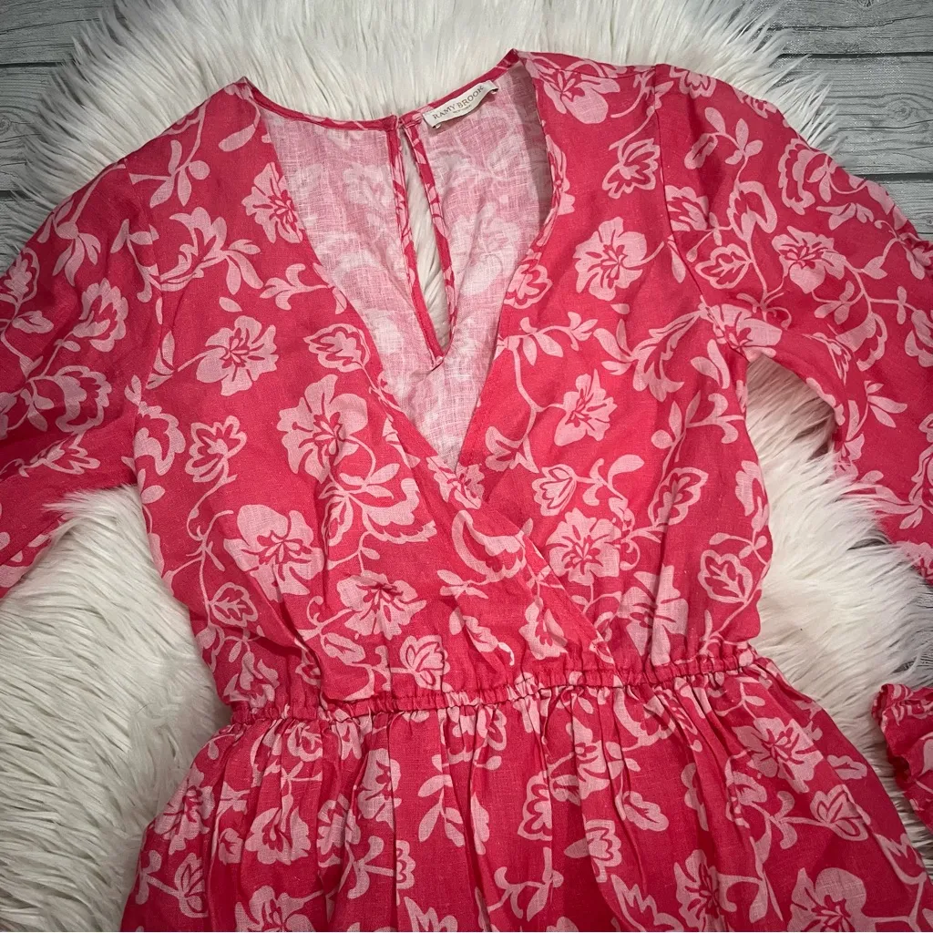 Ramy Brook Jolie Linen Floral Dress - Image 6