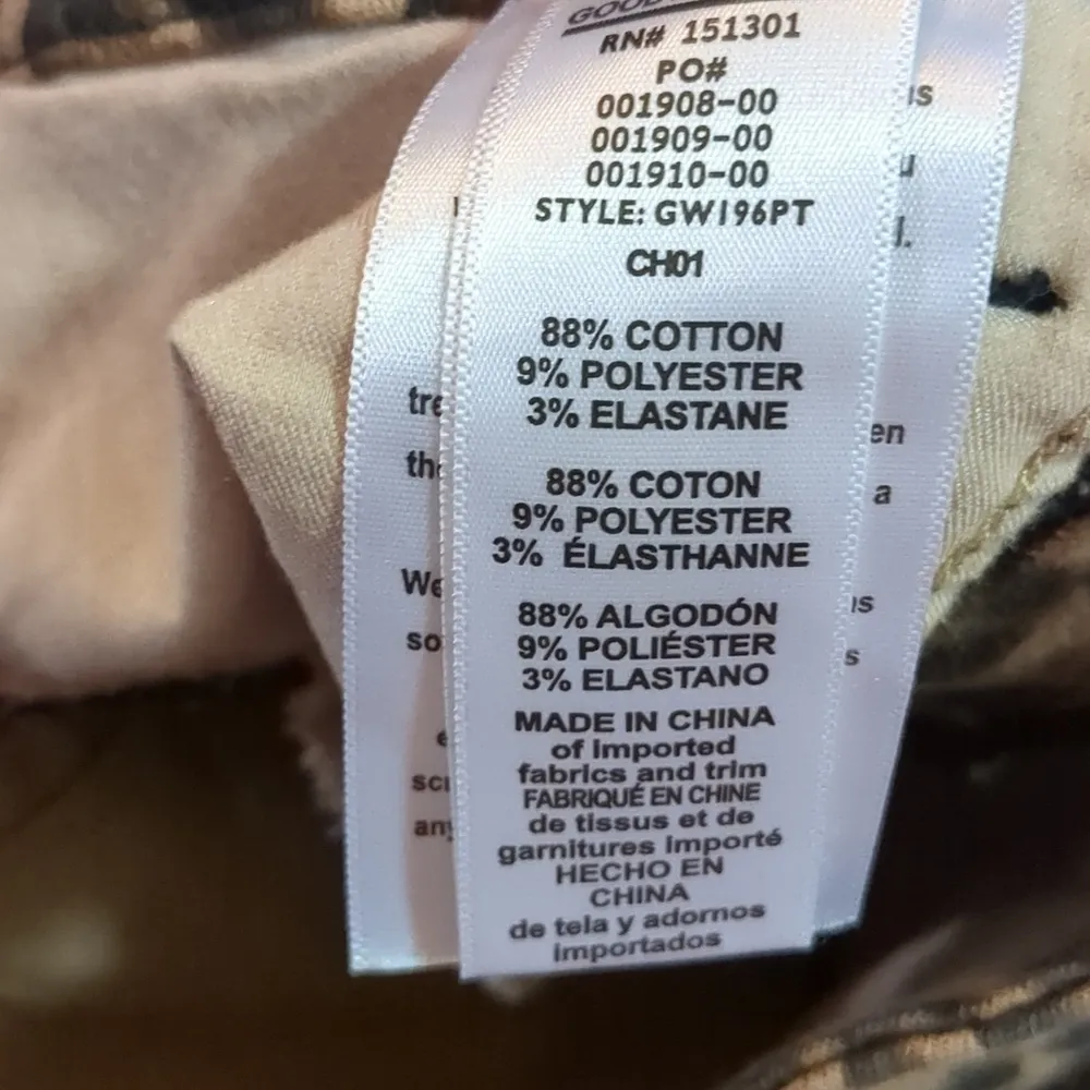 Good American good waist cheetah jeans size 2/26 - Image 6