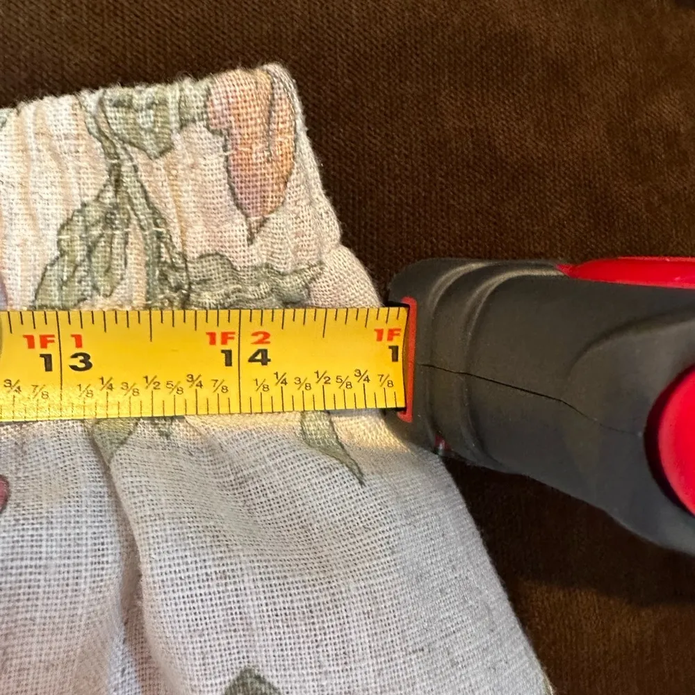 The Villager 80’S Cream Color Floral Print Skirt Set No Button Jacket SZ… Green Size L - Image 12