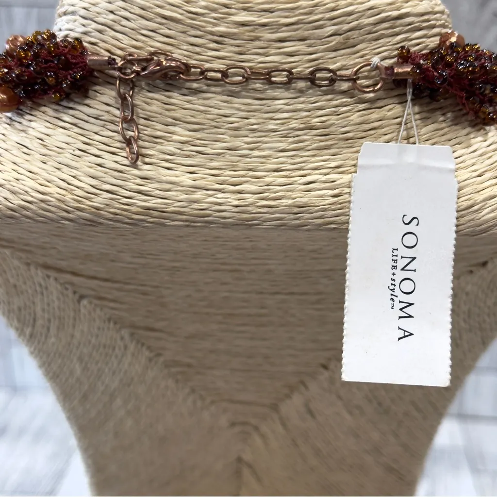 New Sonoma Women’s Beaded Boho Necklace - Image 3