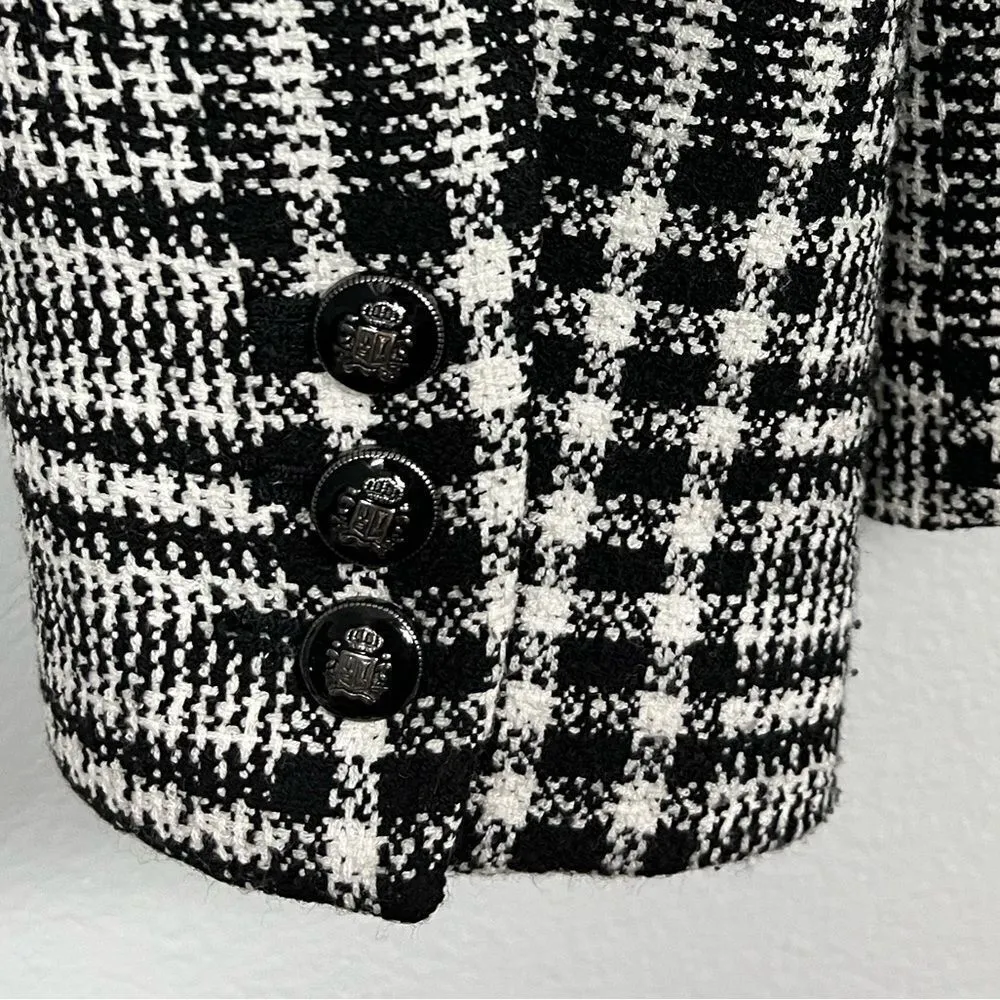 ❄️White House Black Market Plaid Tweed Blazer - Image 6