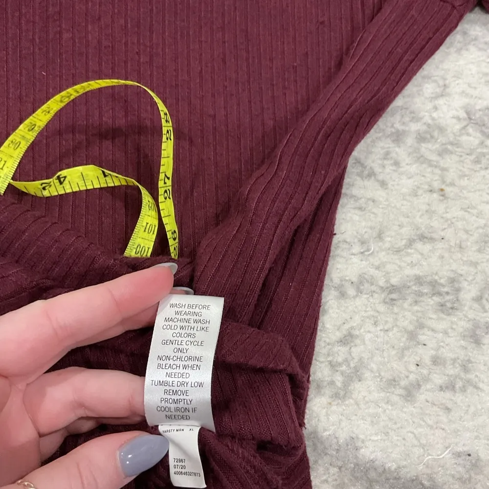 Sonoma Red Cowled Neck Long Sleeve - Image 7