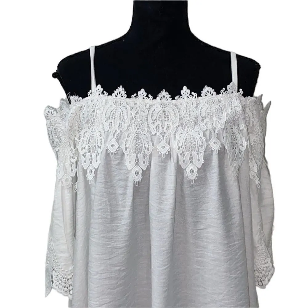 DO+BE  White Dress (Size Small) - Image 3