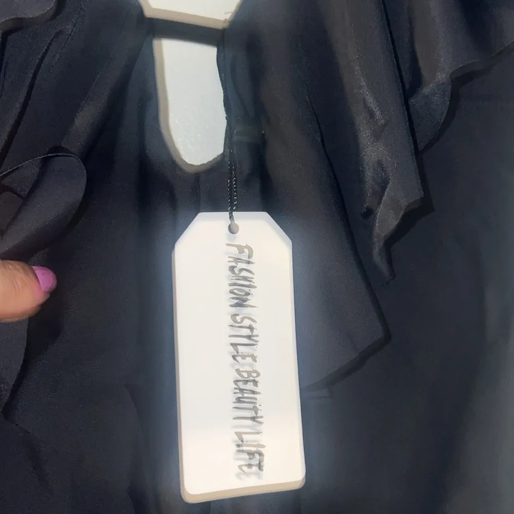 - SPORLIKE Women One Piece Swimsuit V-Neck Ruffle Bathing Suit Padded Mono… - Image 3