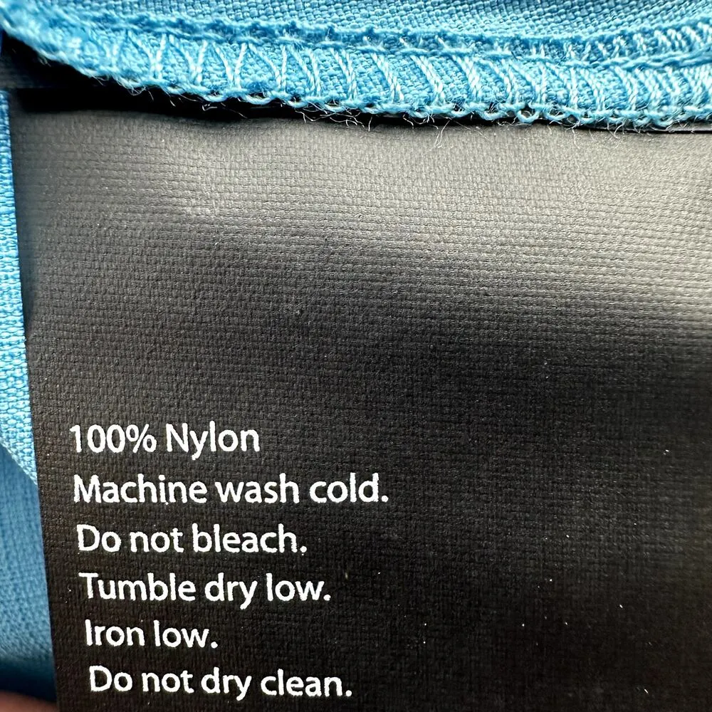 Outdoor Research Button Up Hiking Shirt Top UPF 30+ Pockets Outdoor Blue Large - Image 4