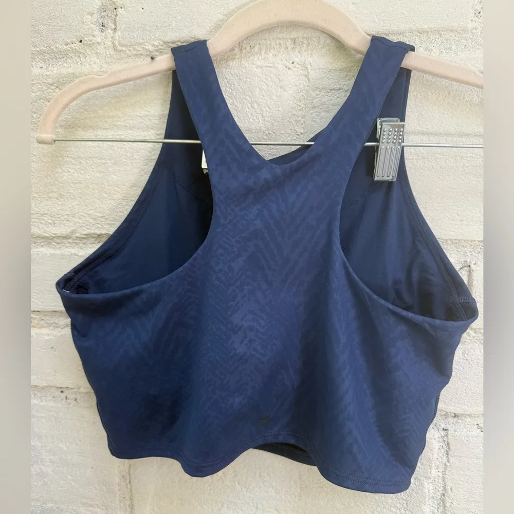 Athleta Women's Conscious Embossed Crop Sports Bra - Image 3