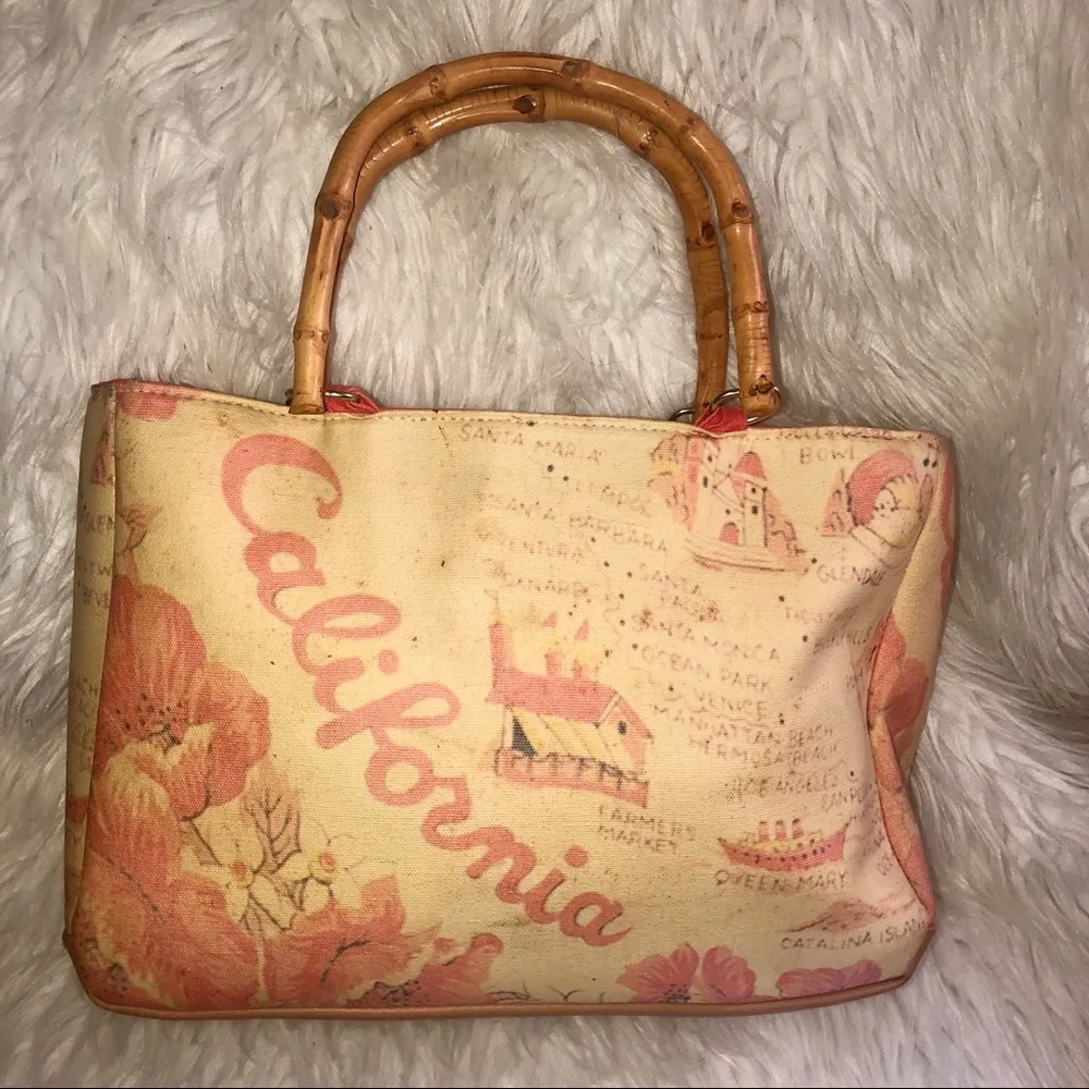 California bamboo strap handbag - Image 4