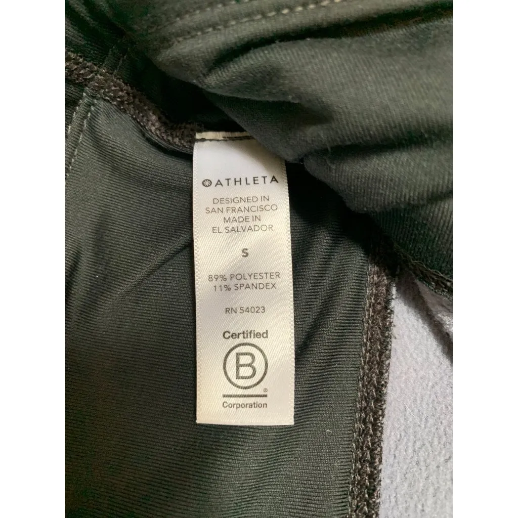Athleta Altitude Tight Leggings S Gray Spandex/Polyester Blend - Image 6