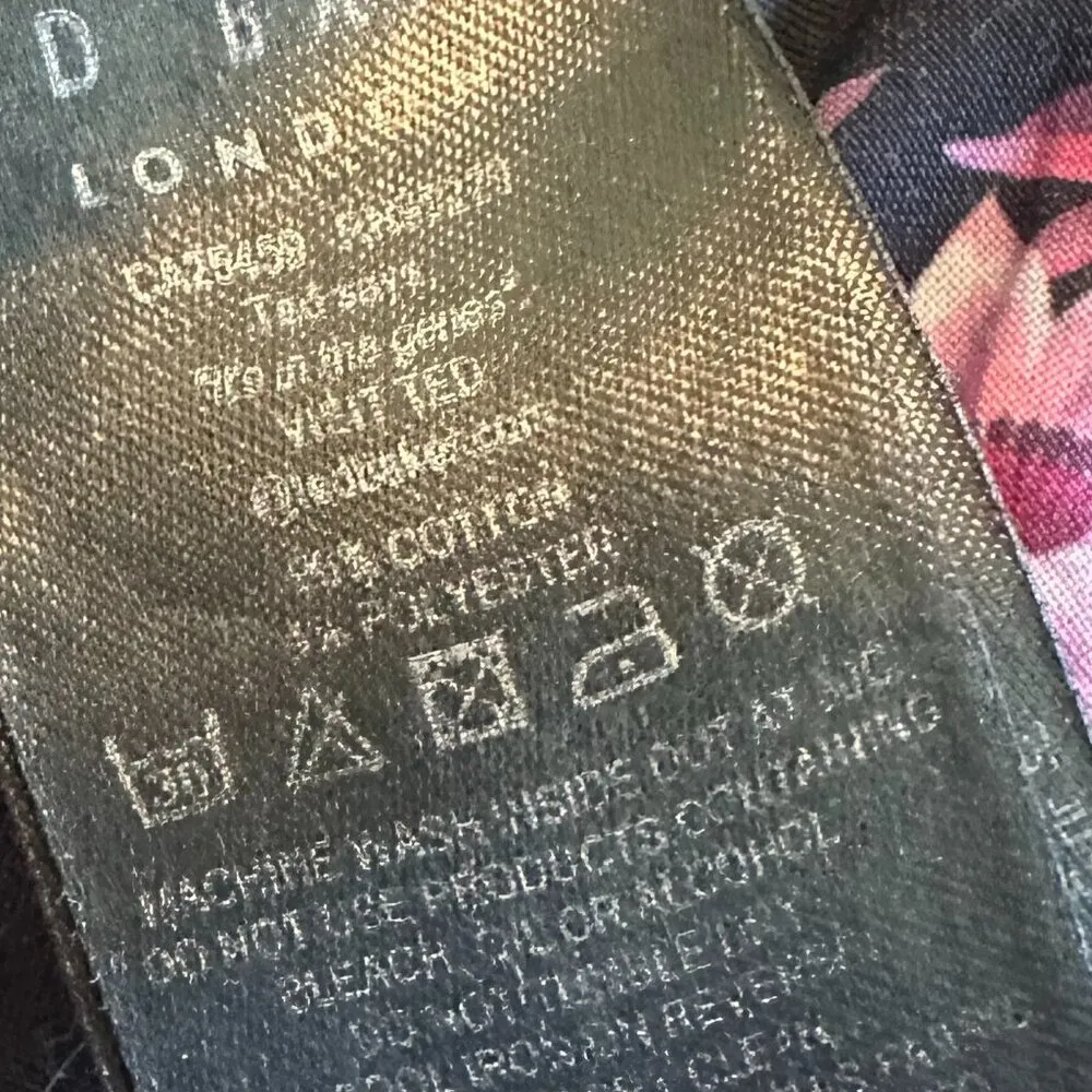 Ted‎ Baker Alesiaa Black Skinny Jeans Lace Trim Stretch Classic Size 27 Women's - Image 12