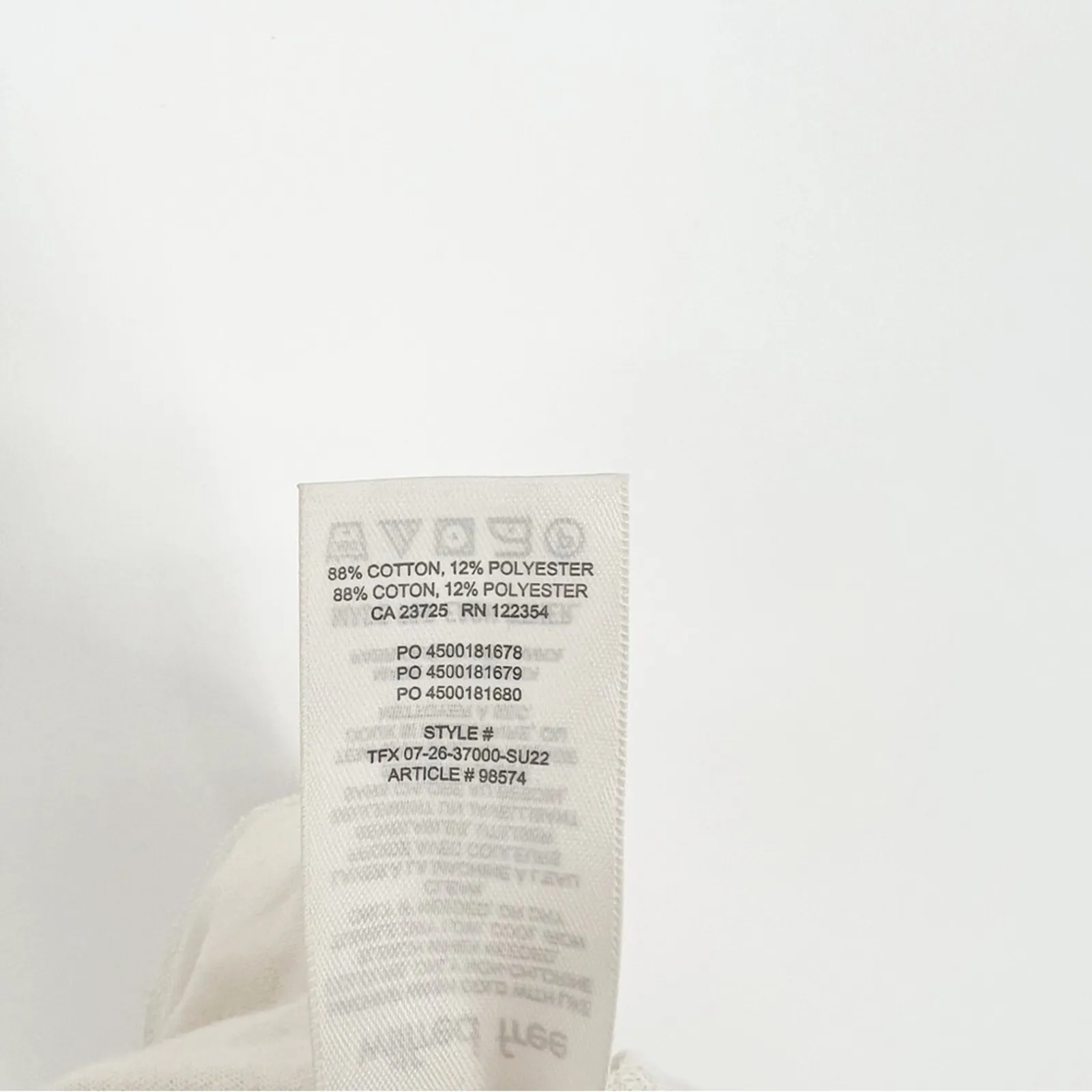 Aritzia‎ Wilfred Free Terry Drawstring Shorts M Cream - Image 6