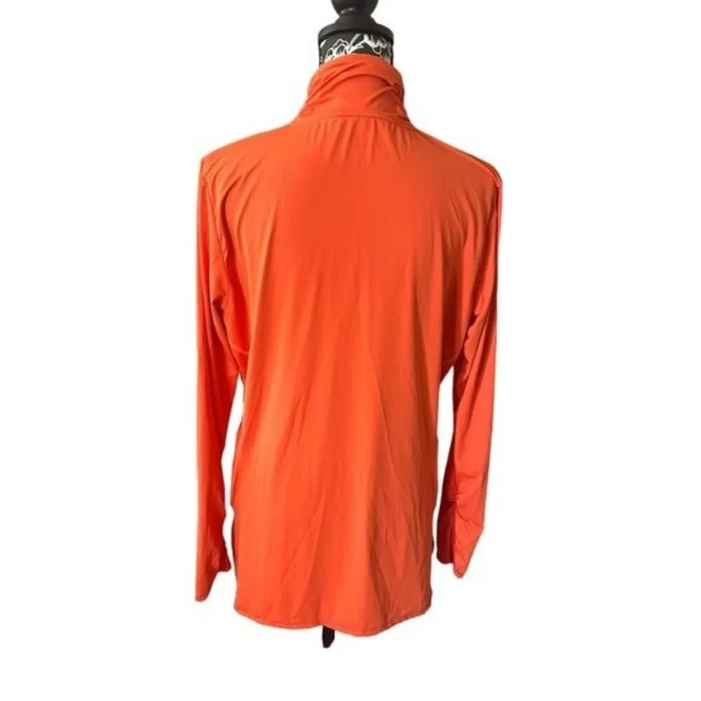 Title Nine Paradigm Orange Long Sleeve Athletic Top Womens XL - Image 3