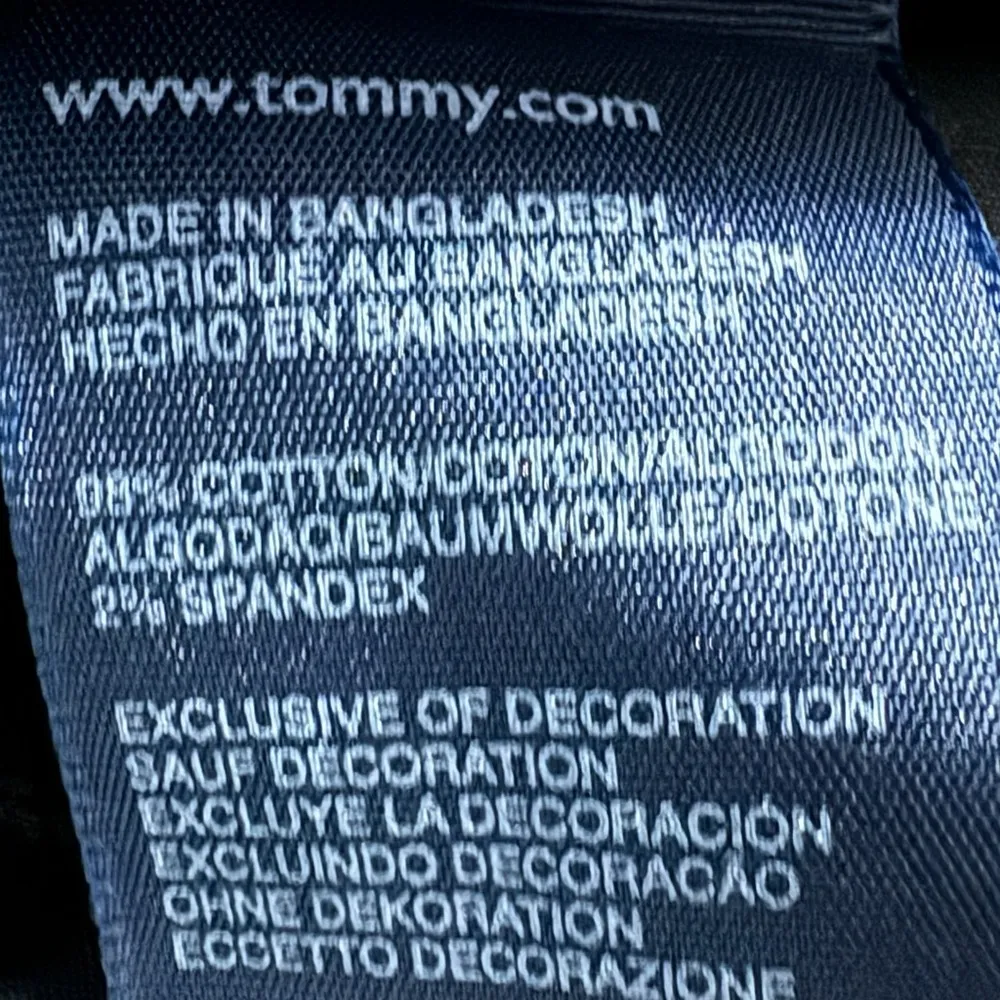 TOMMY HILFIGER Women’s Preppy Lady Bermuda Chino Shorts Classic Navy Sz 10 Chic - Image 7