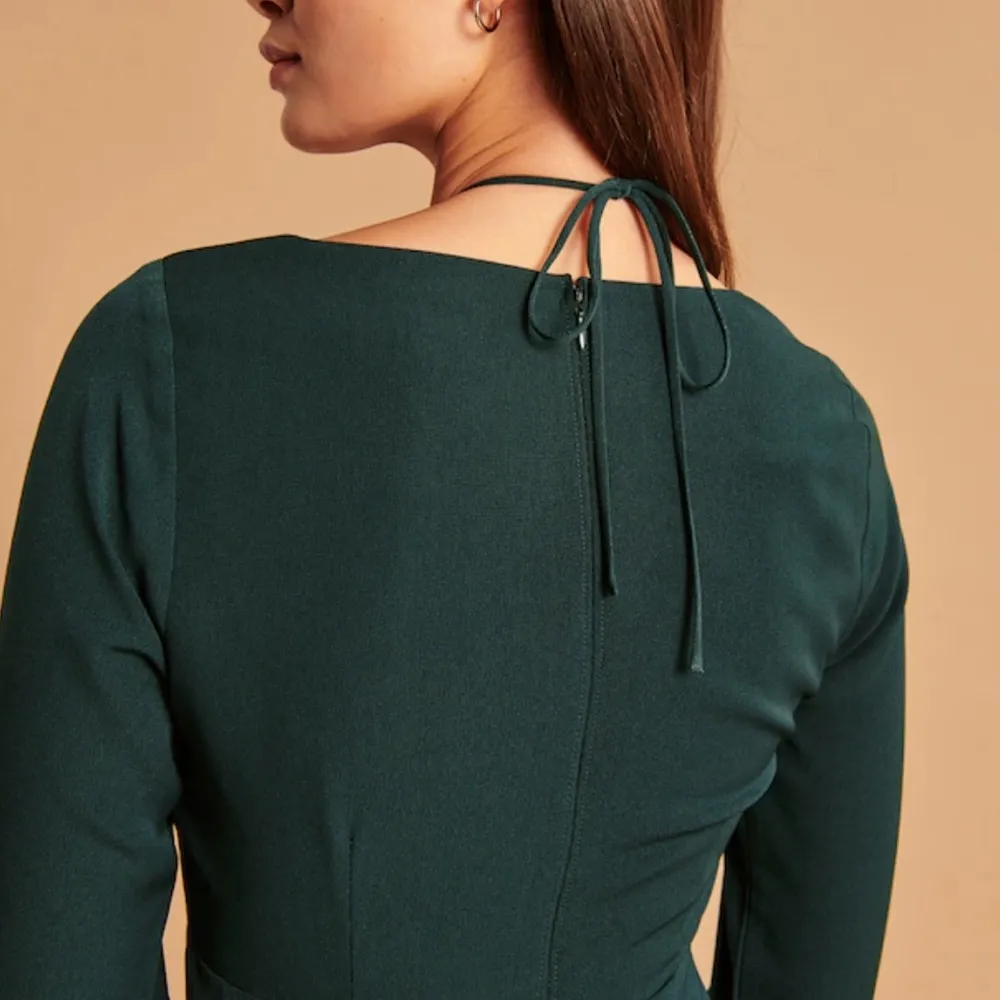 Abercrombie | Long Sleeve Strappy Halter Dress - Image 7