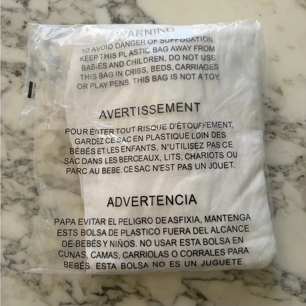 NWT Quince 100% European Linen Popover Maxi Dress White Sz S - Image 8