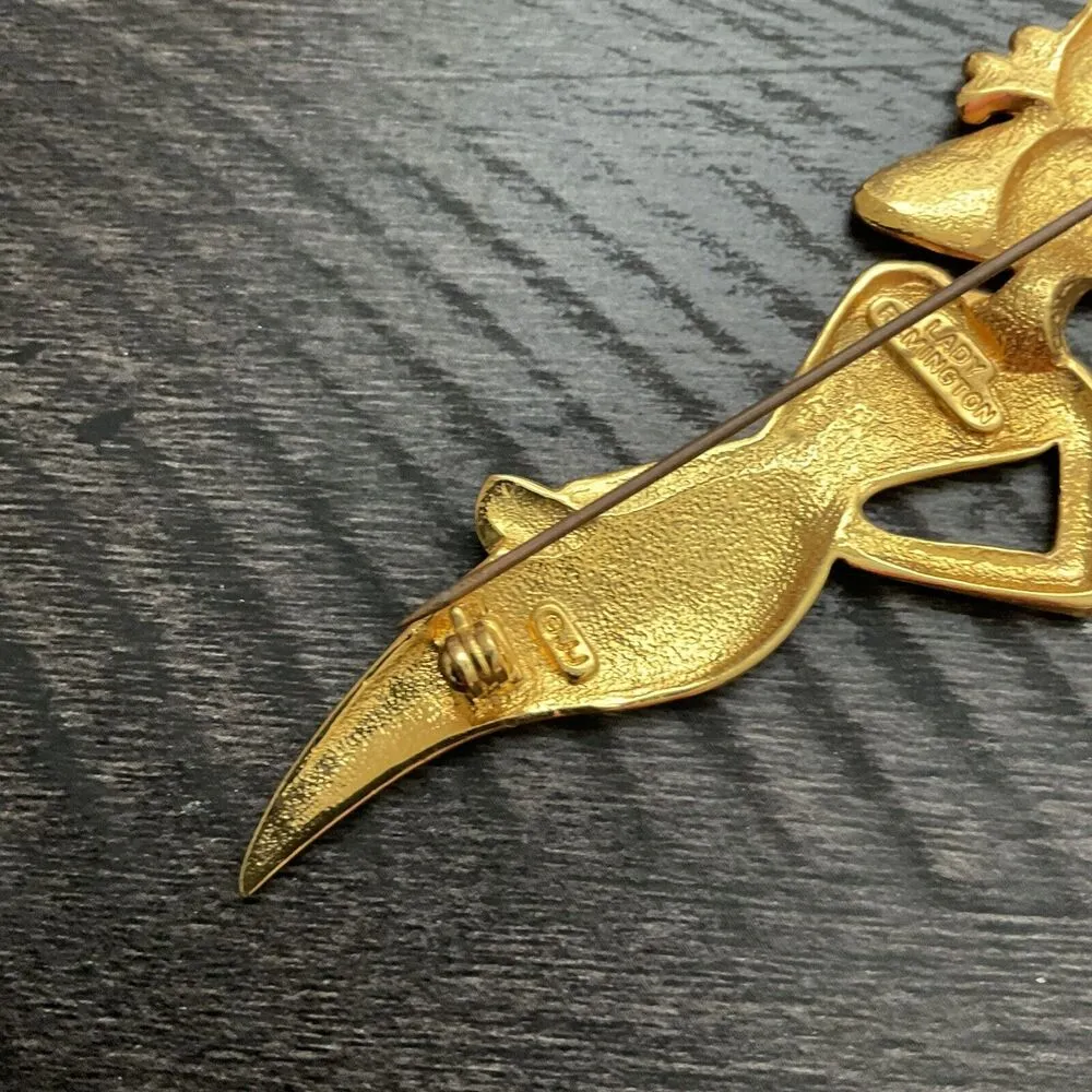 Vintage Lady Remington, Gold - Image 3