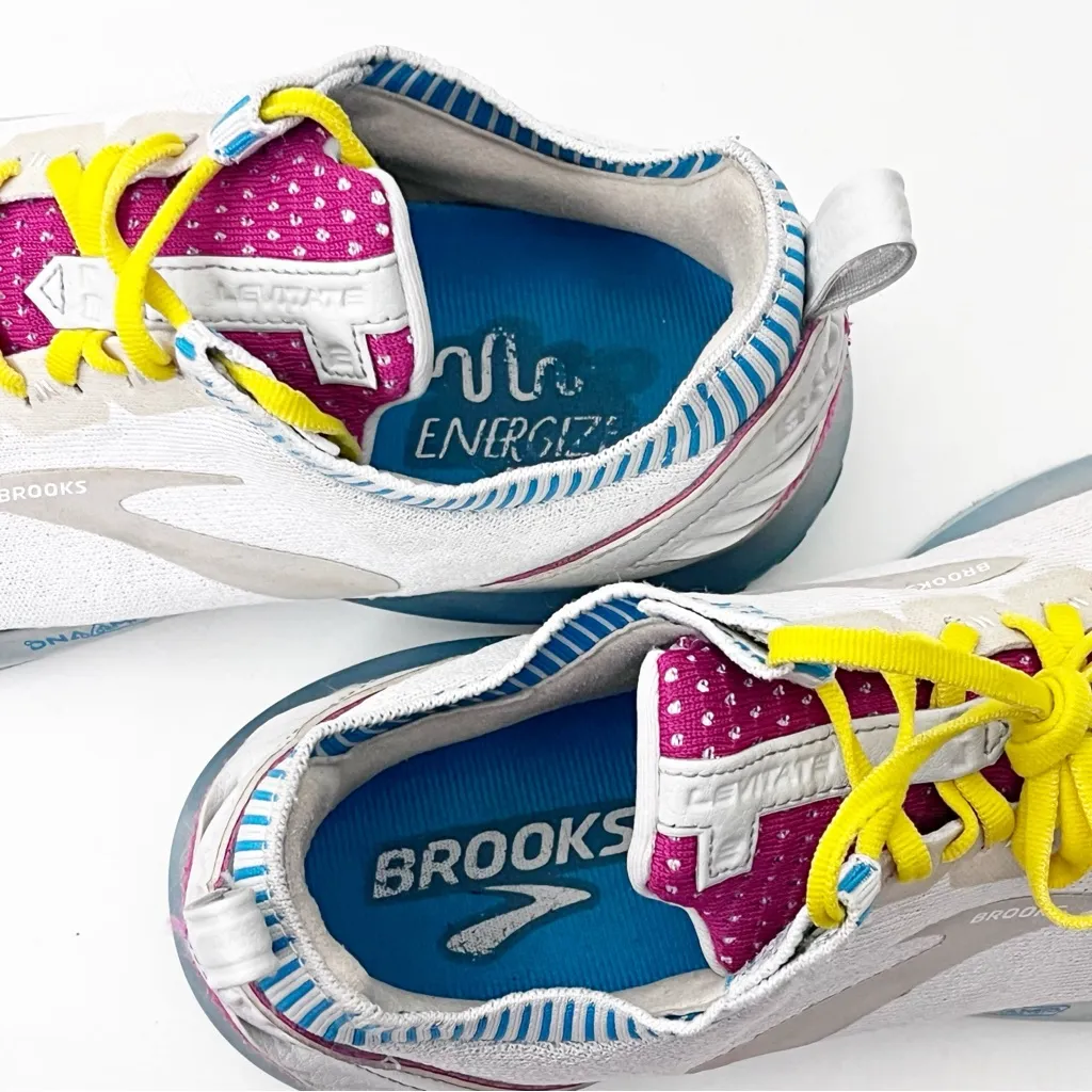 BROOKS Levitate 2 Multicolored Lace Up Athletic Tennis Shoes Sneakers Size 9.5 - Image 5