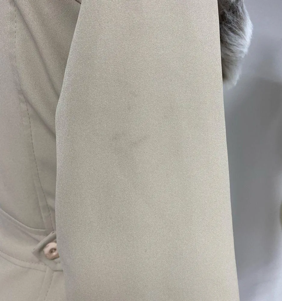 Vintage Faux Fur Trench Coat 16 - Image 6