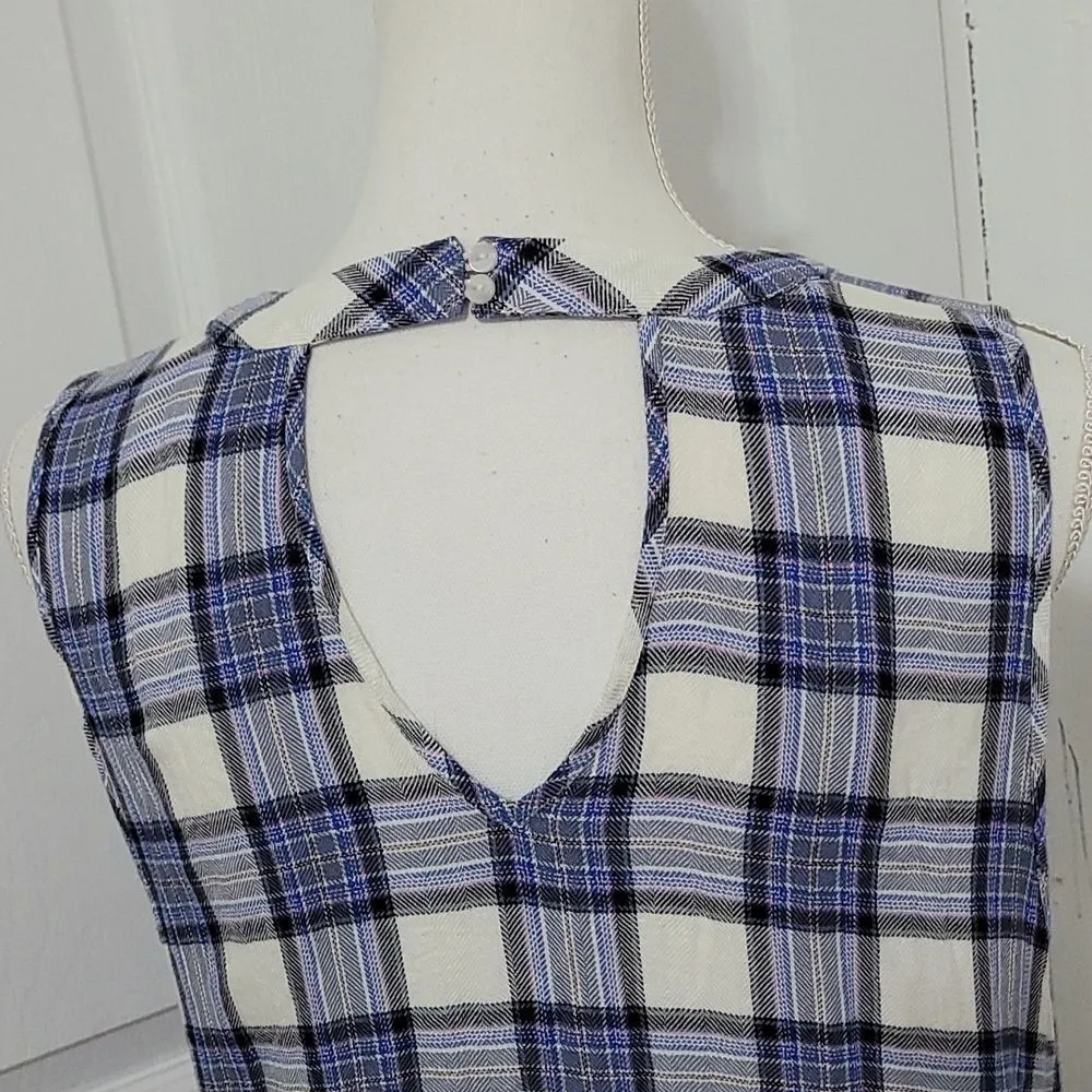Maurices | Plaid Cutout Blouse | Size: XL - Image 6