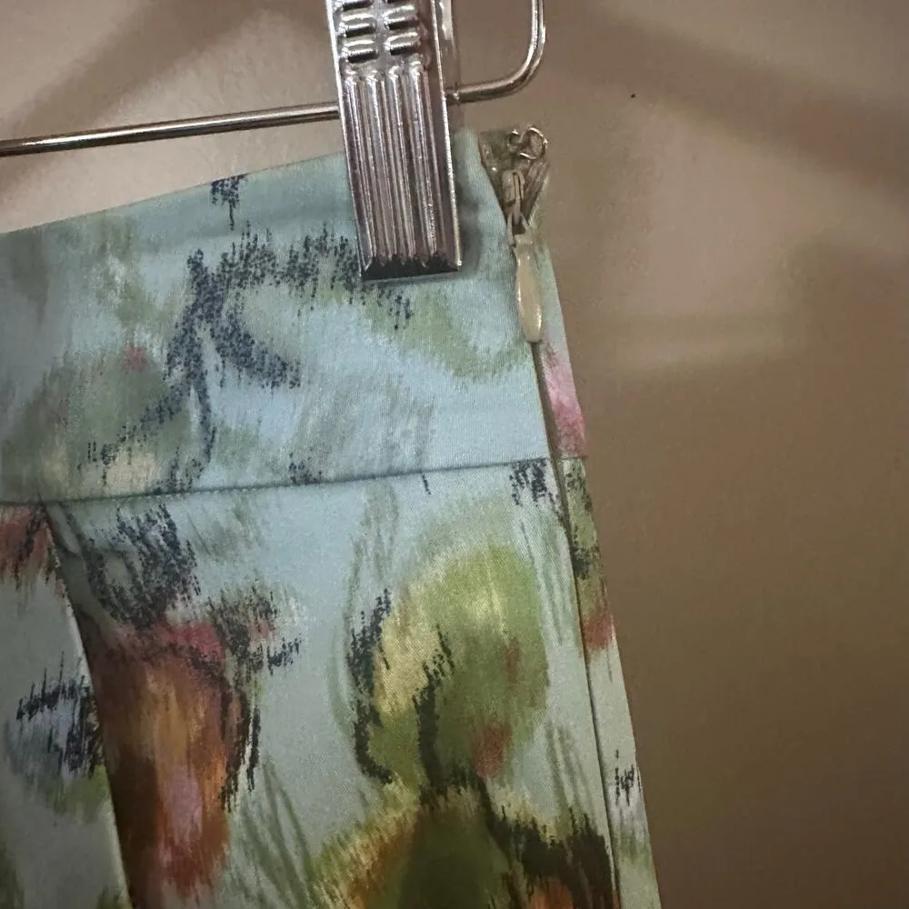 Derek Lam Ombre Floral Print Pencil Skirt Size 4 NEW WITH TAGS - Image 4