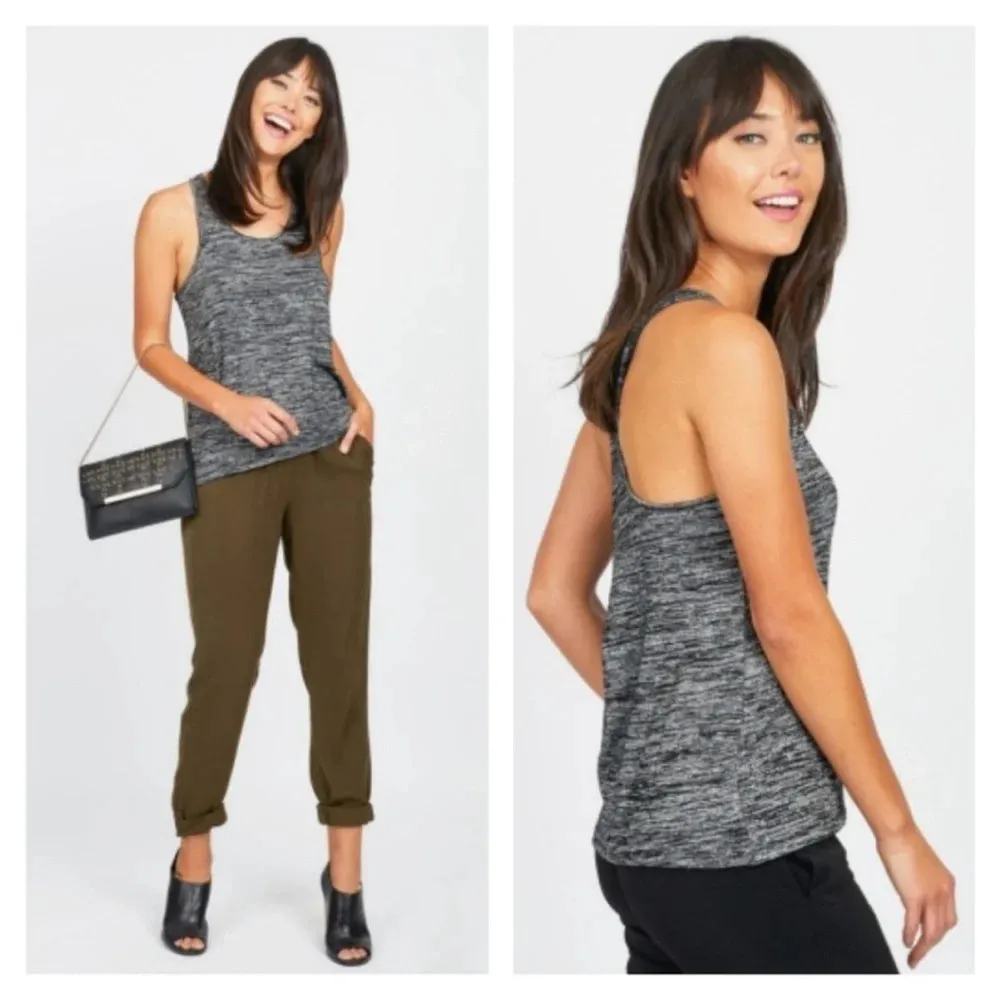 Rag & Bone space dye twist back tank top grey xs - Image 7
