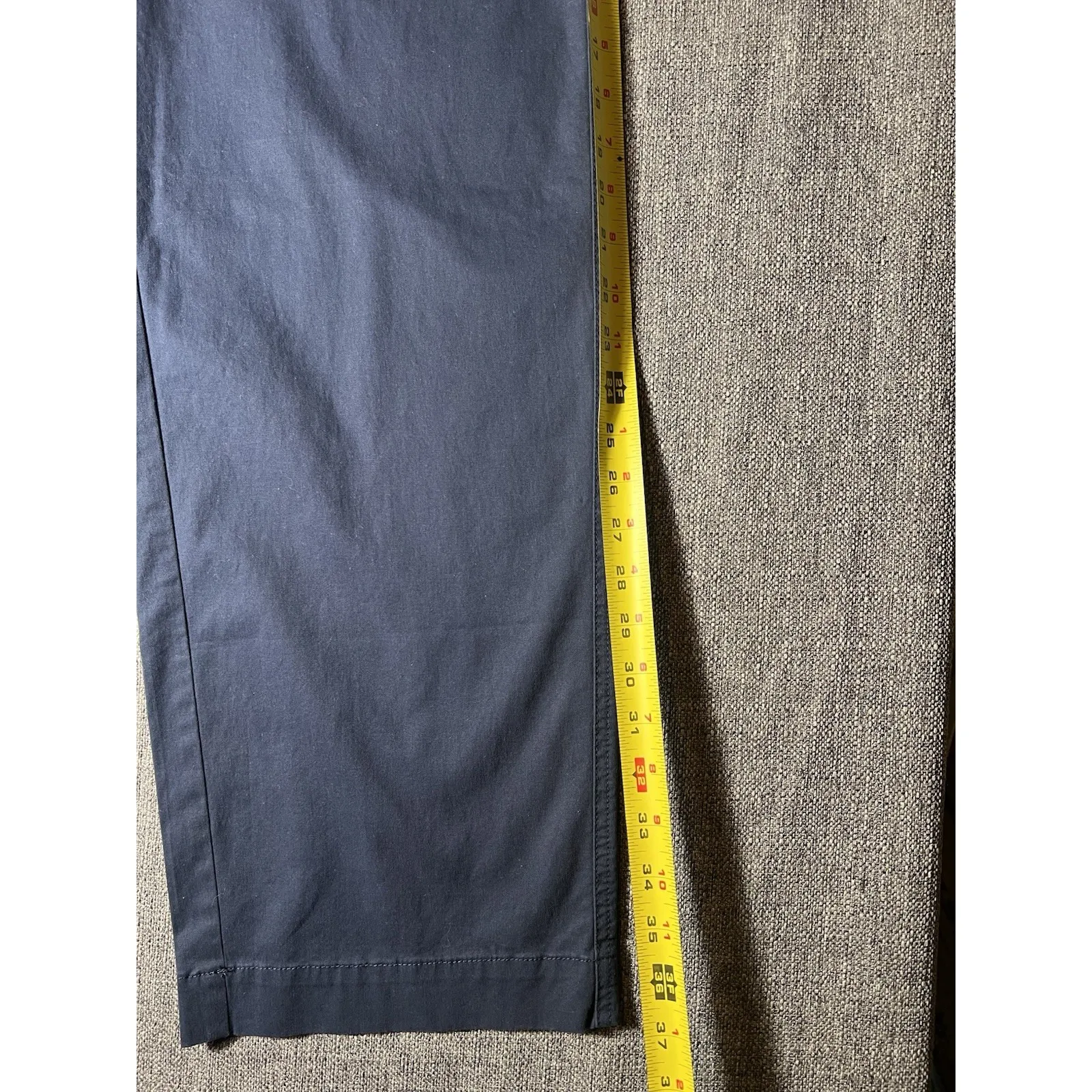 Women's A New Day Straight Leg‎ Chino Ankle Pants Blue 8 - Image 3