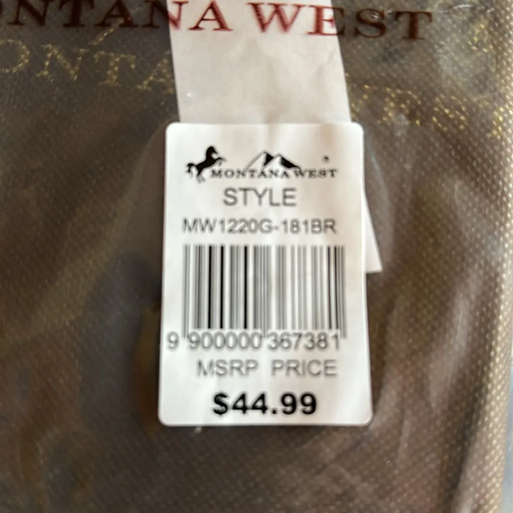 Montana West Brown & Turquoise Crossbody or Wristlet New W/ Tags in Bag - Image 5