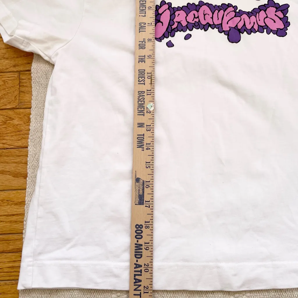 Jacquemus White 'Le T-Shirt Desenho' T-Shirt Size Small - Image 8