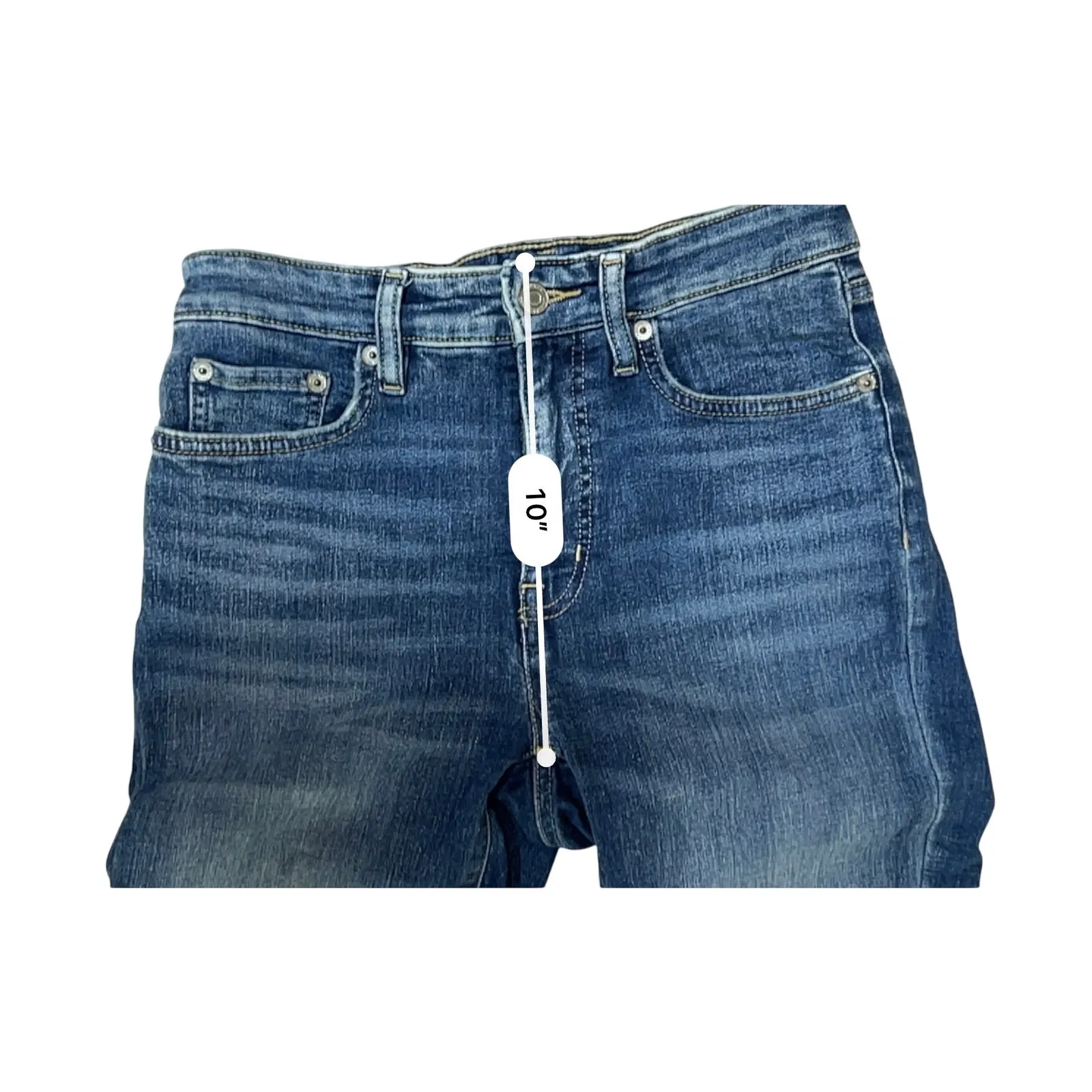 Lauren Ralph Lauren Super Stretch Ankle Blue Jeans 2 Mom Jean Casual MSRP $115‎ - Image 6