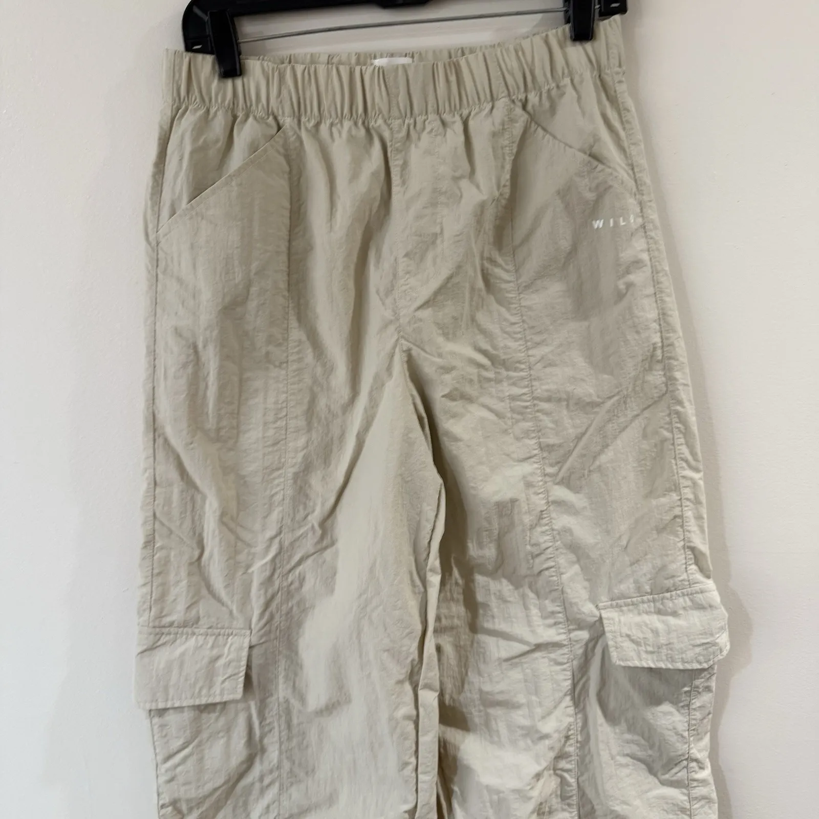 Wilo The Label Anthropologie Parachute‎ Fly Cargo Pants Womens Small Beige Tan - Image 3