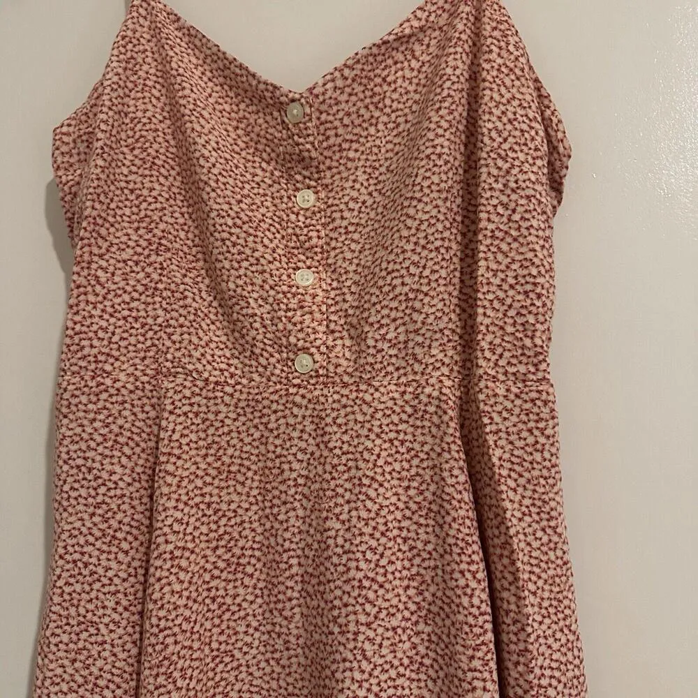 Gap Floral Pink Patterned Dress Sz 4 Women’s Fit & Flare - Image 2