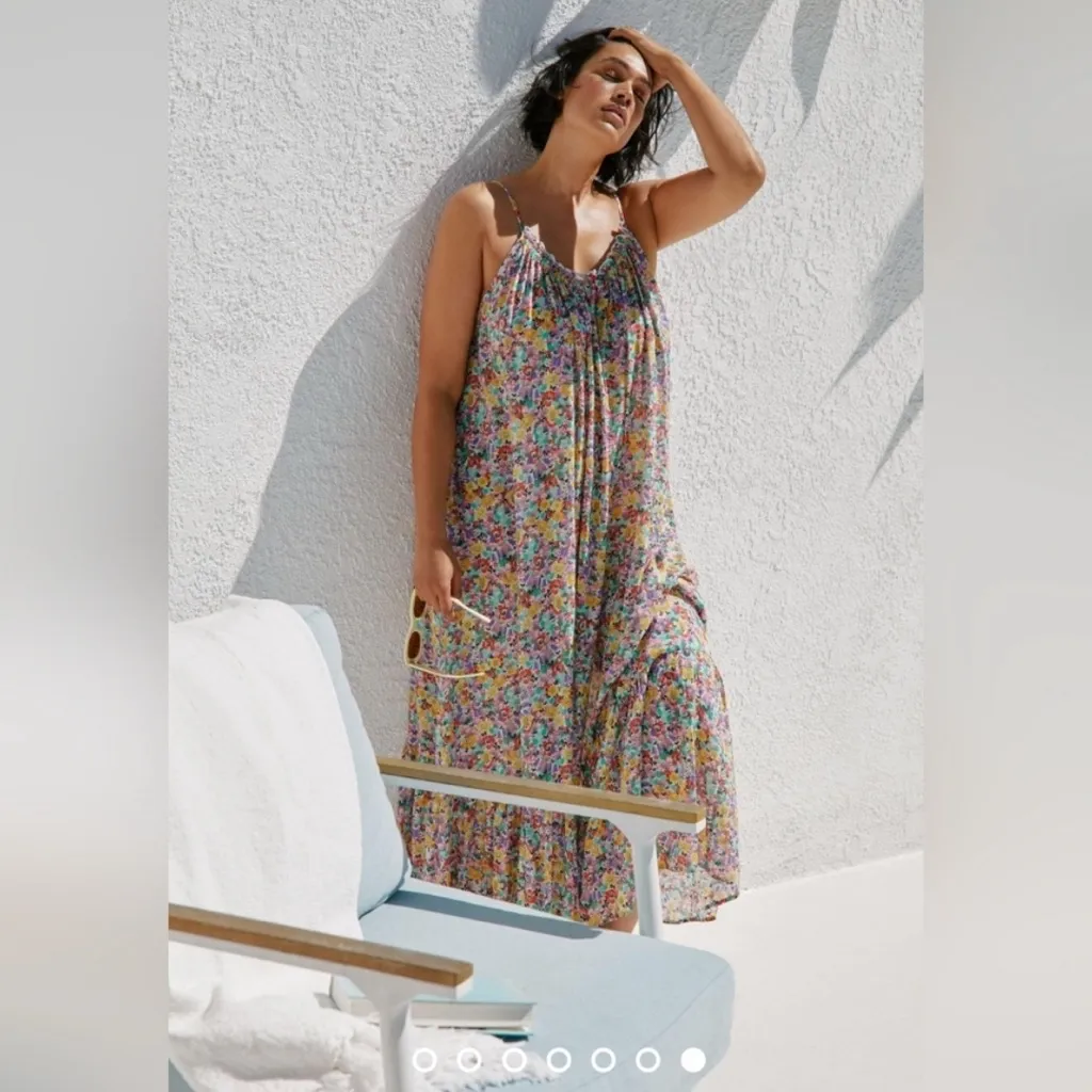Anthropologie Maeve Malik’s Maxi Dress – Oh-So-Breezy Dizzy Floral NWT Size XL - Image 6