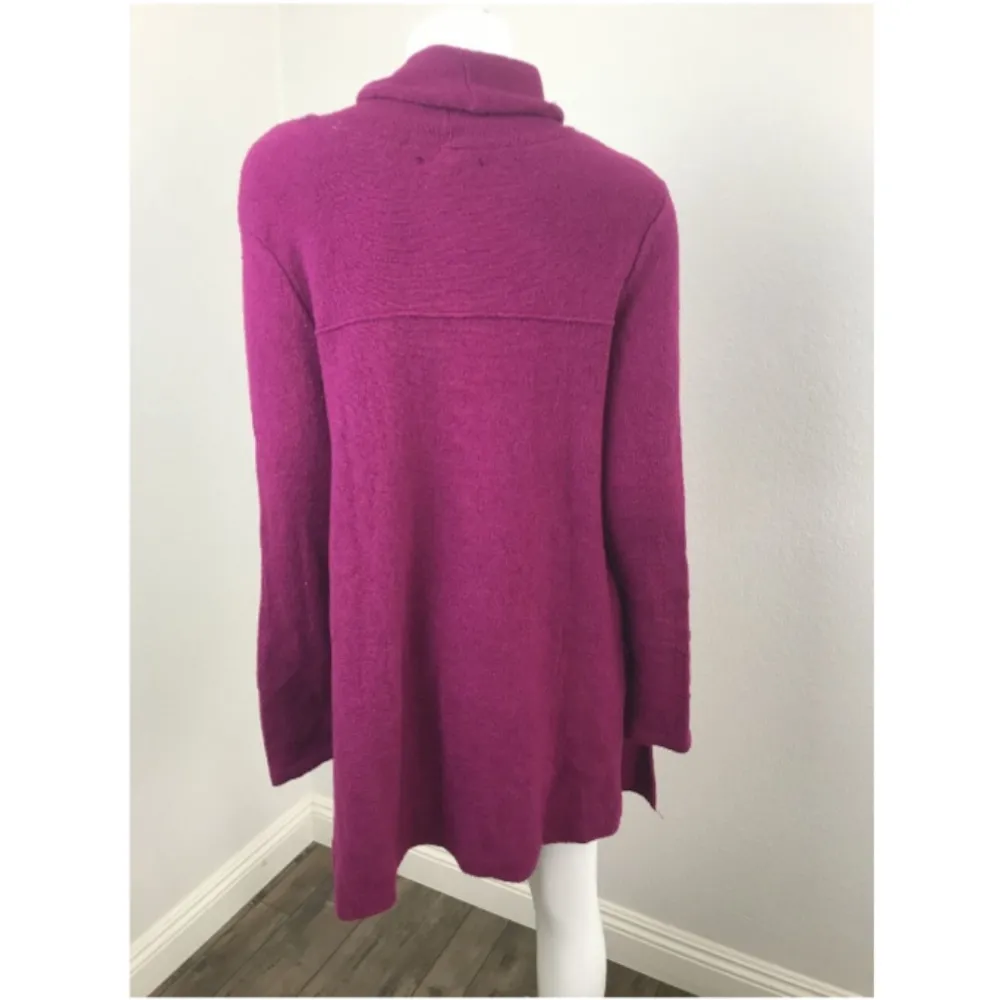 STLYE & CO. Medium Sweater Burgundy Turtle Neck - Image 3
