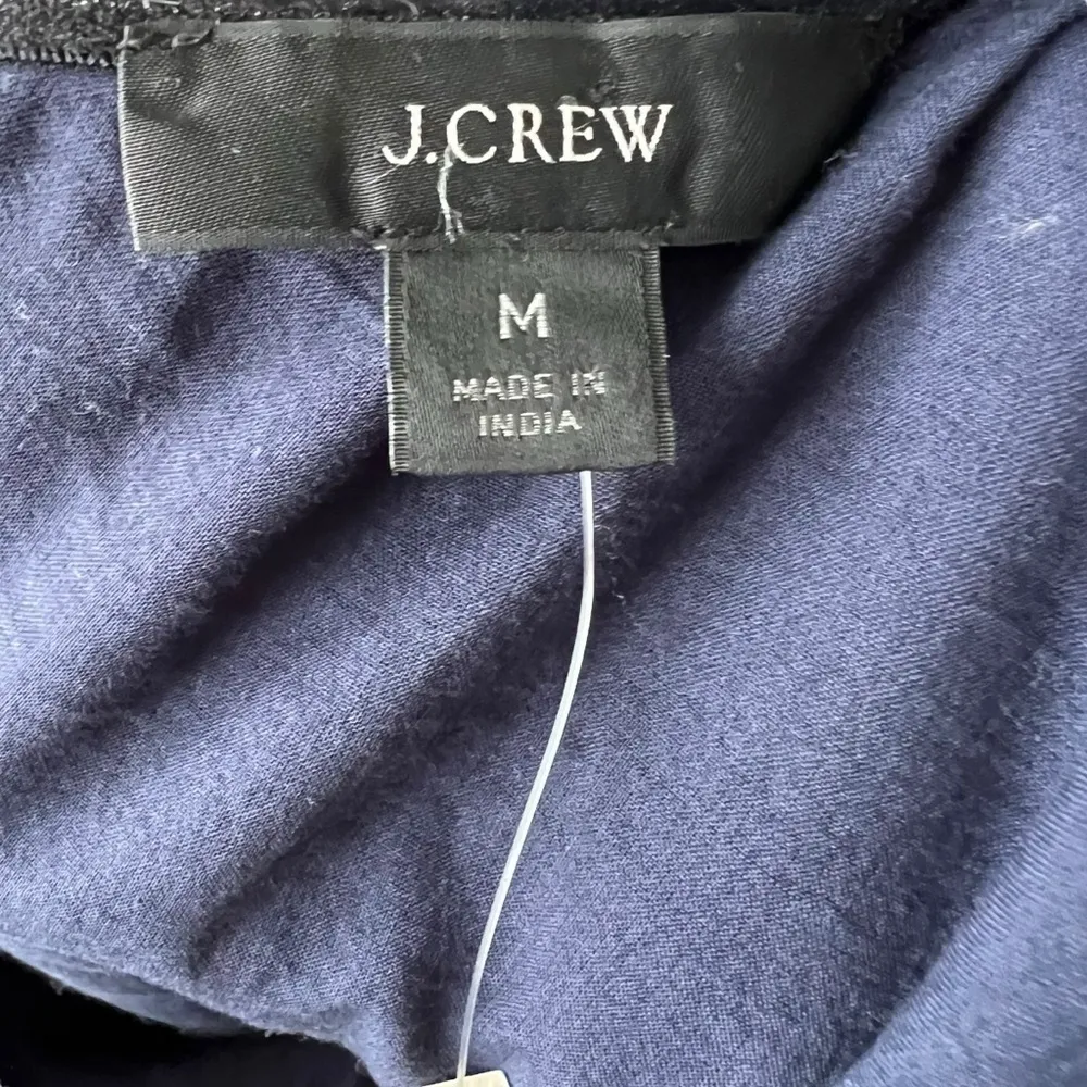 J. CREW One Shoulder Linen Shift Dress - Image 9