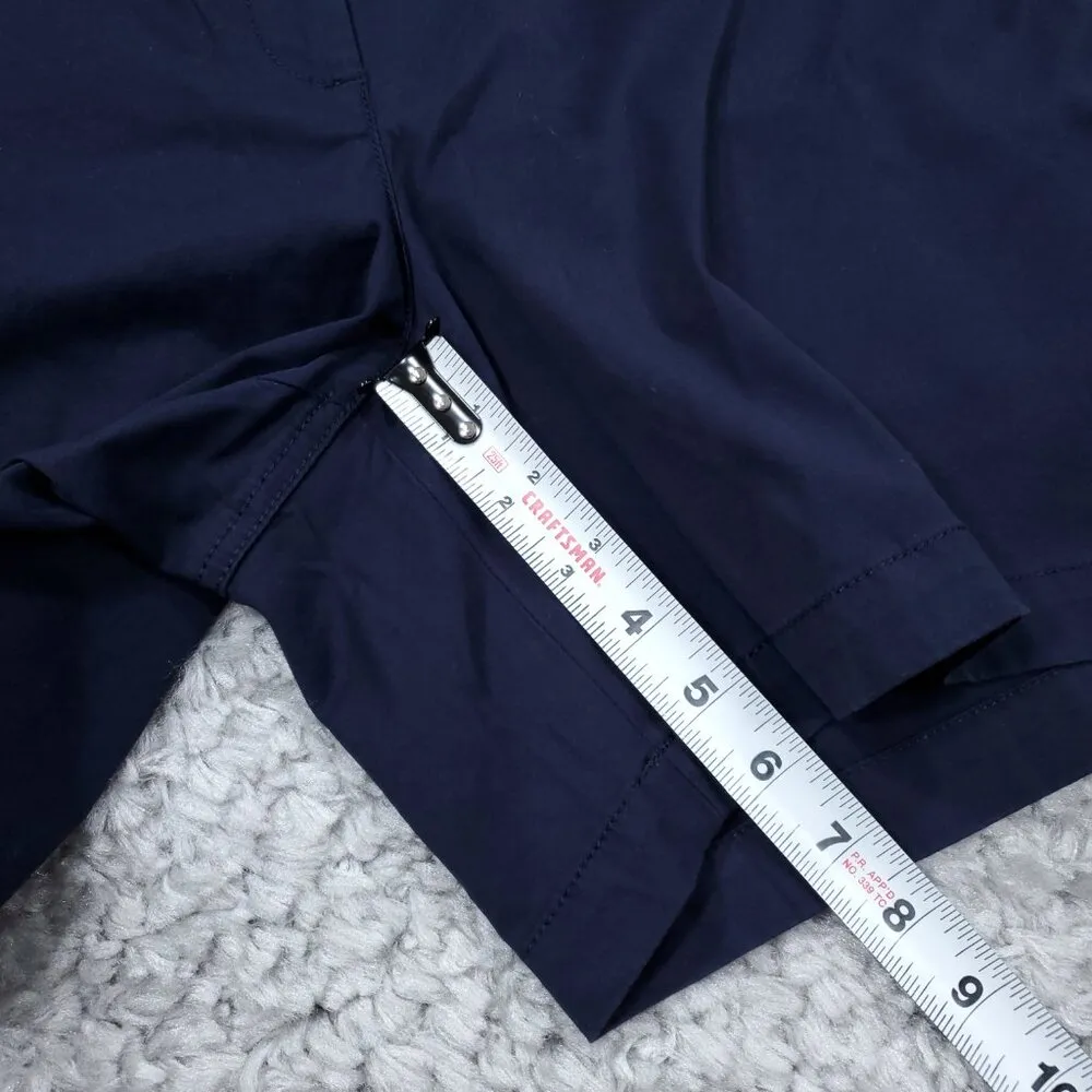 Talbots Relaxed Chino Shorts 6” Women's Size 16P Petite Supersoft Navy Blue - Image 10