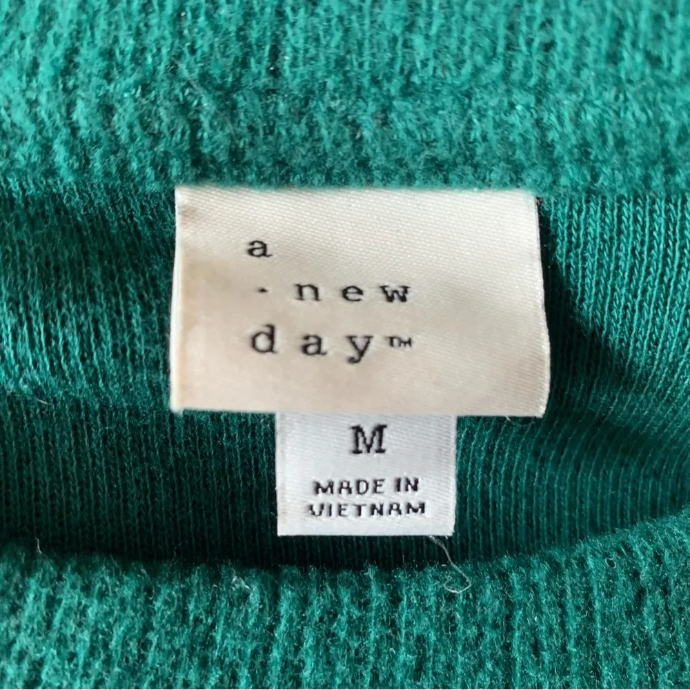 A New Day Green Ruffle Sleeve Sweater - Image 4