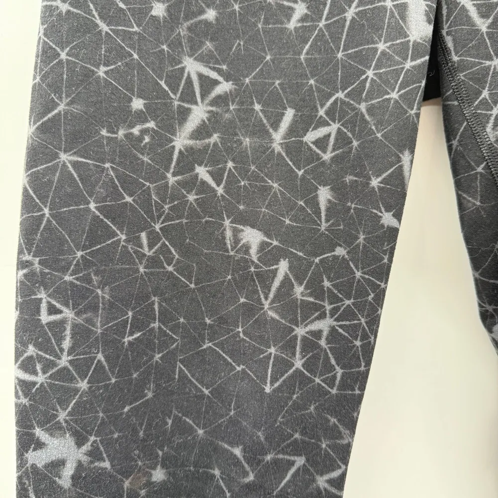 Lululemon Wunder Under Crop II *Full-On Luon (Roll Down) Star Crushed Coal Black - Image 7