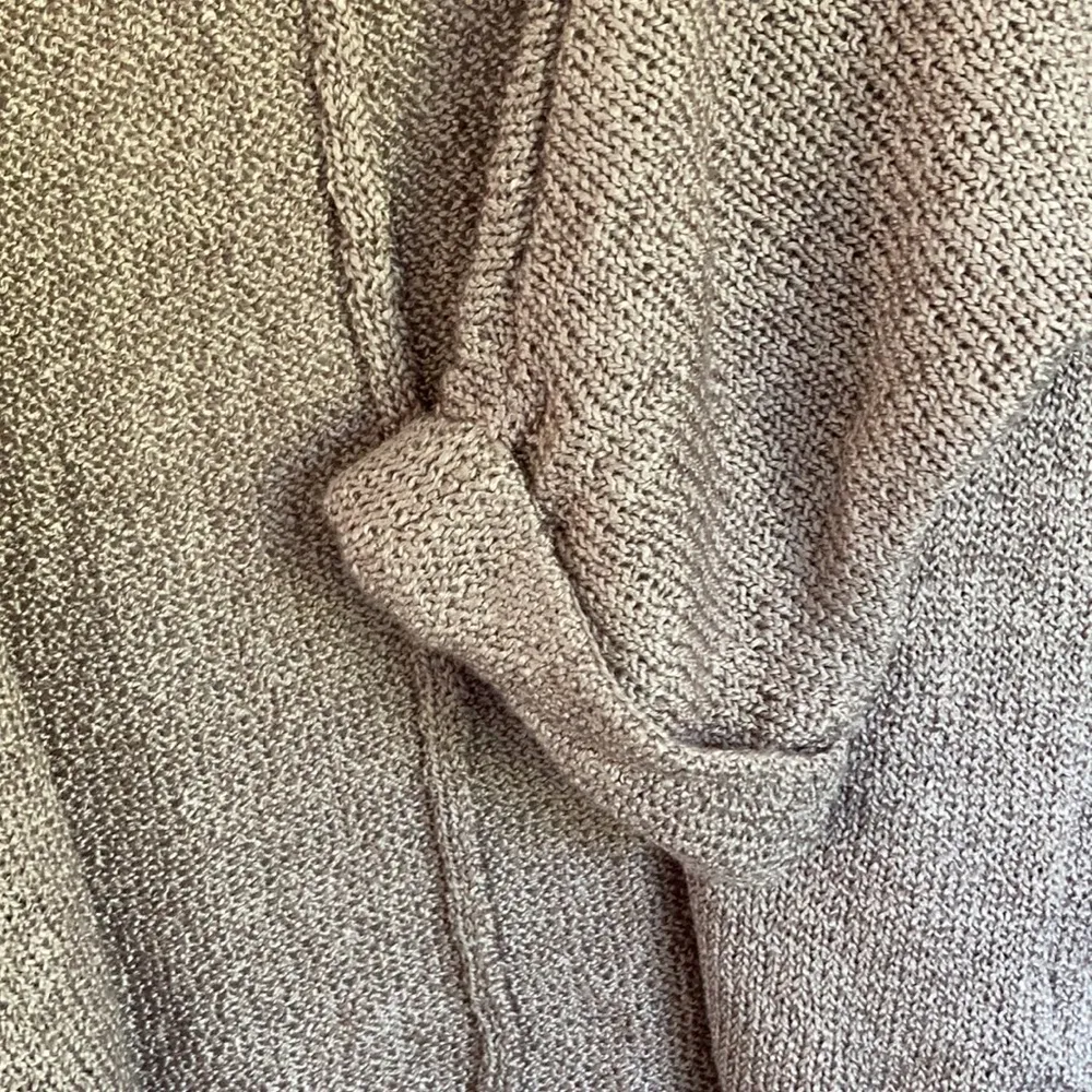 ZARA Knit Open Front Sweater sz Large - Image 4