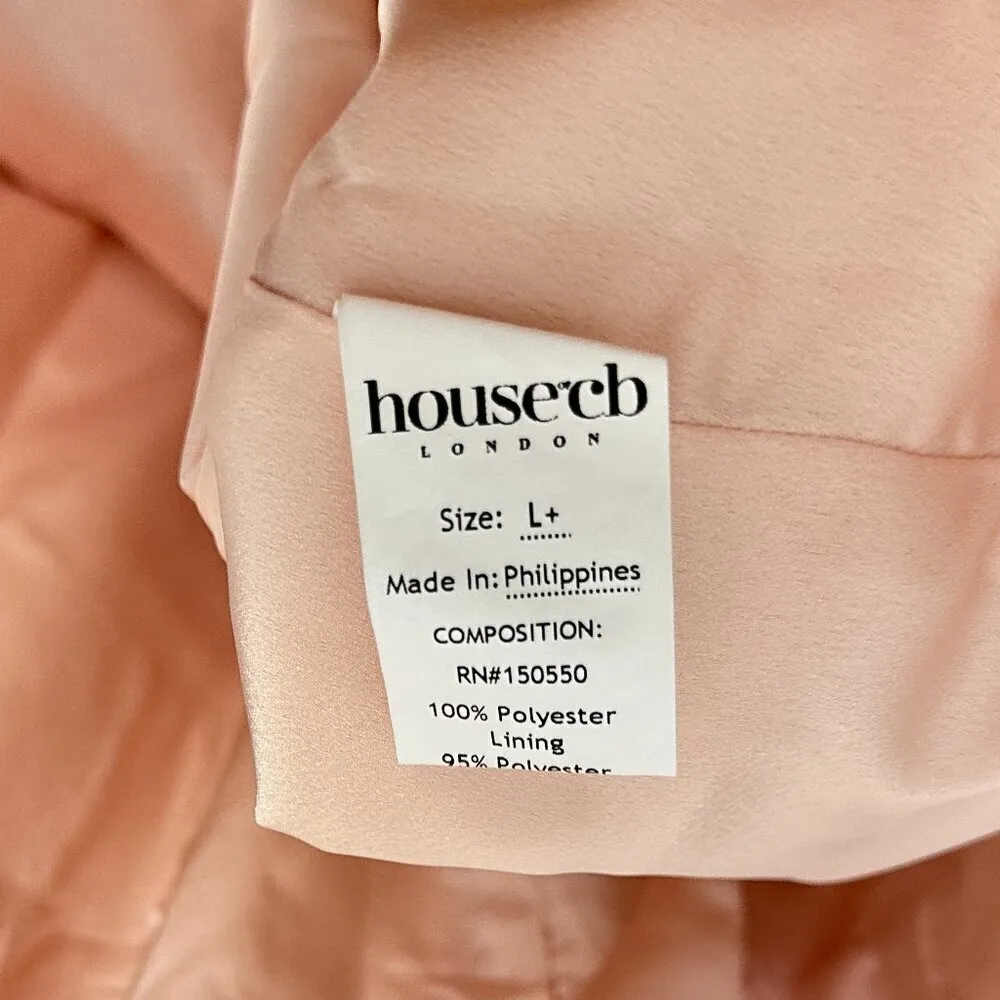 HOUSE OF CB Gisele Satin Corset Midi Dress in Peony Size Large+ (X-Large) - Image 11