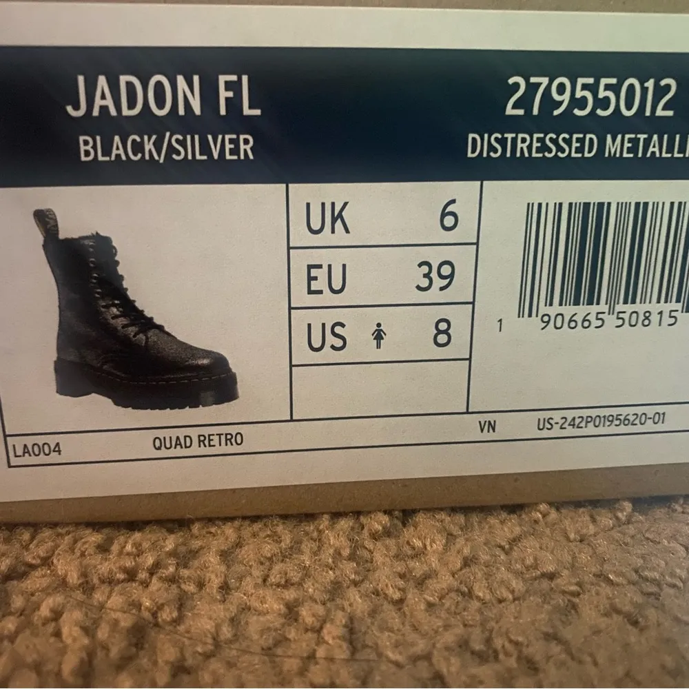 Jadon Leather Platform  Distressed Metallic Boots 8 - Image 8