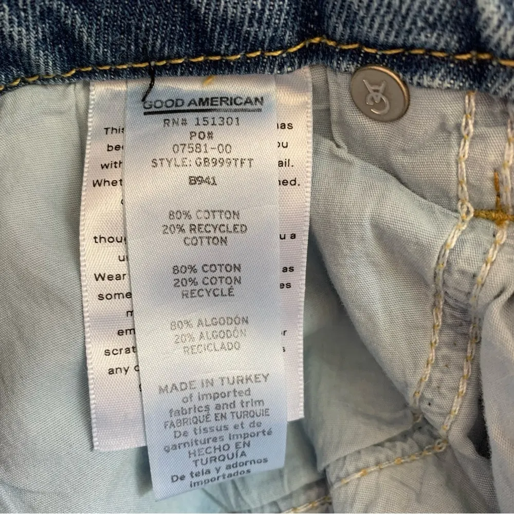 Good American Good Boy Straight Jeans - Image 7